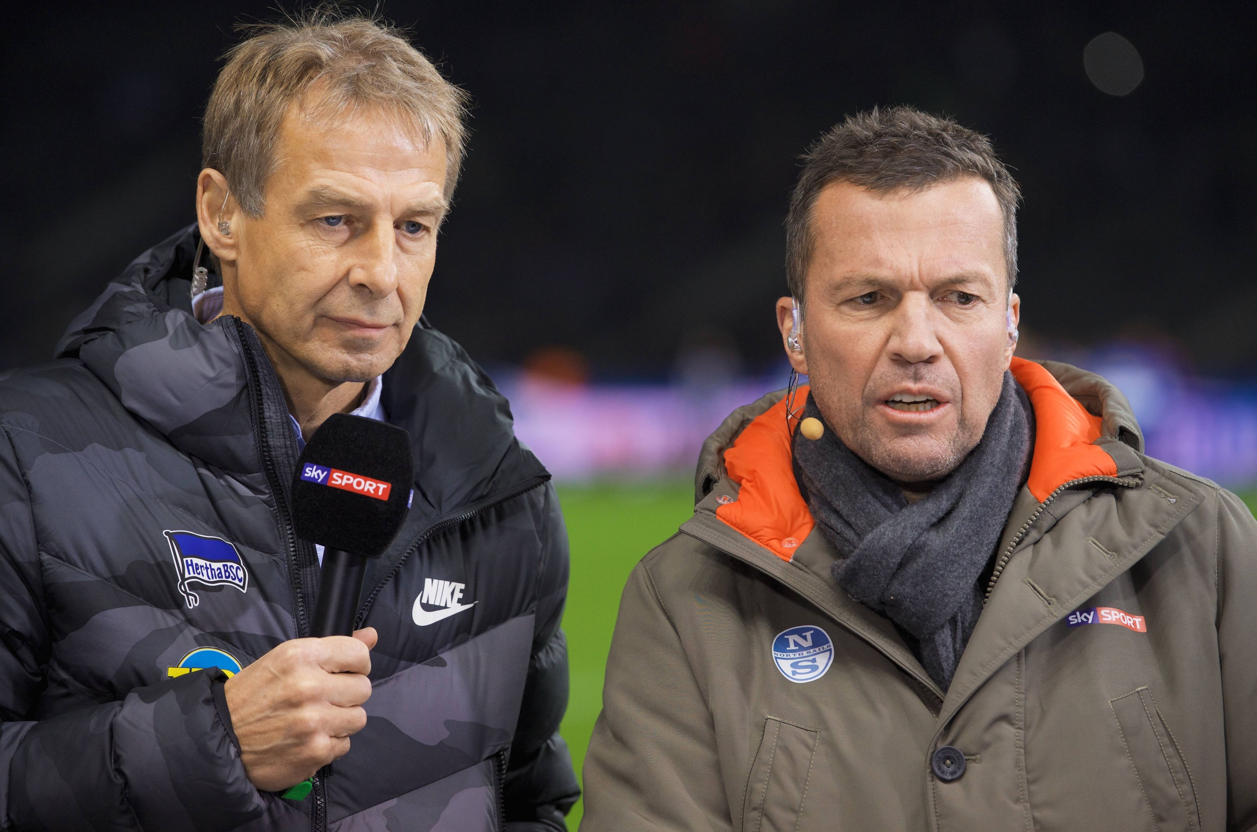 Jürgen Klinsmann und Lothar Matthäus