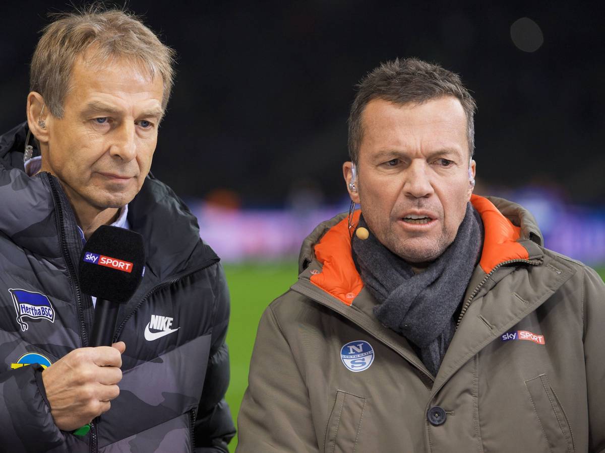 Jürgen Klinsmann und Lothar Matthäus