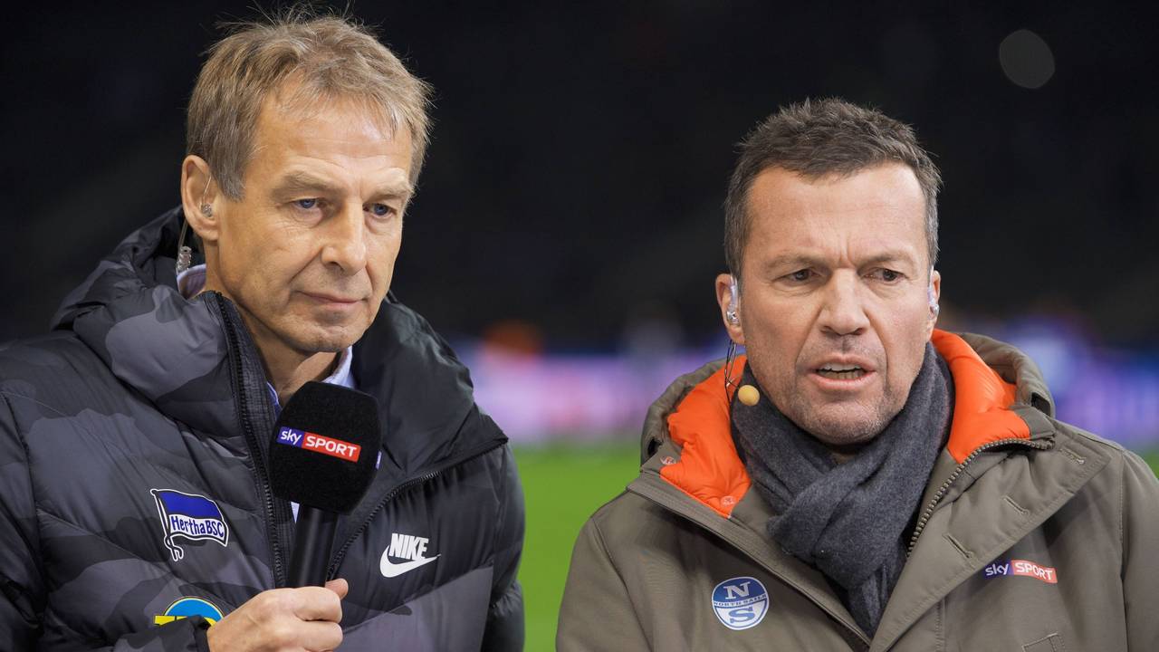 Jürgen Klinsmann und Lothar Matthäus
