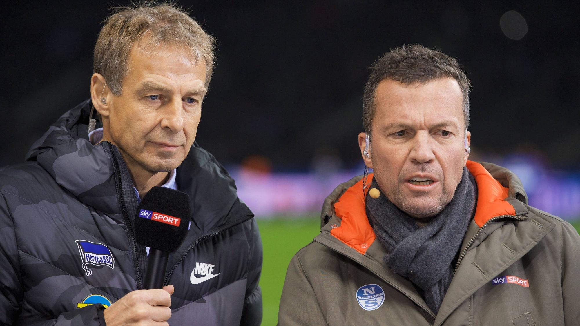 Jürgen Klinsmann und Lothar Matthäus