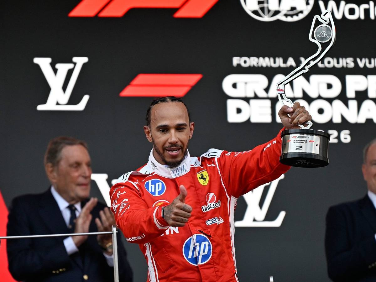 Lewis Hamilton stellte in Monaco den Podiumsrekord von Ayrton Senna ein.