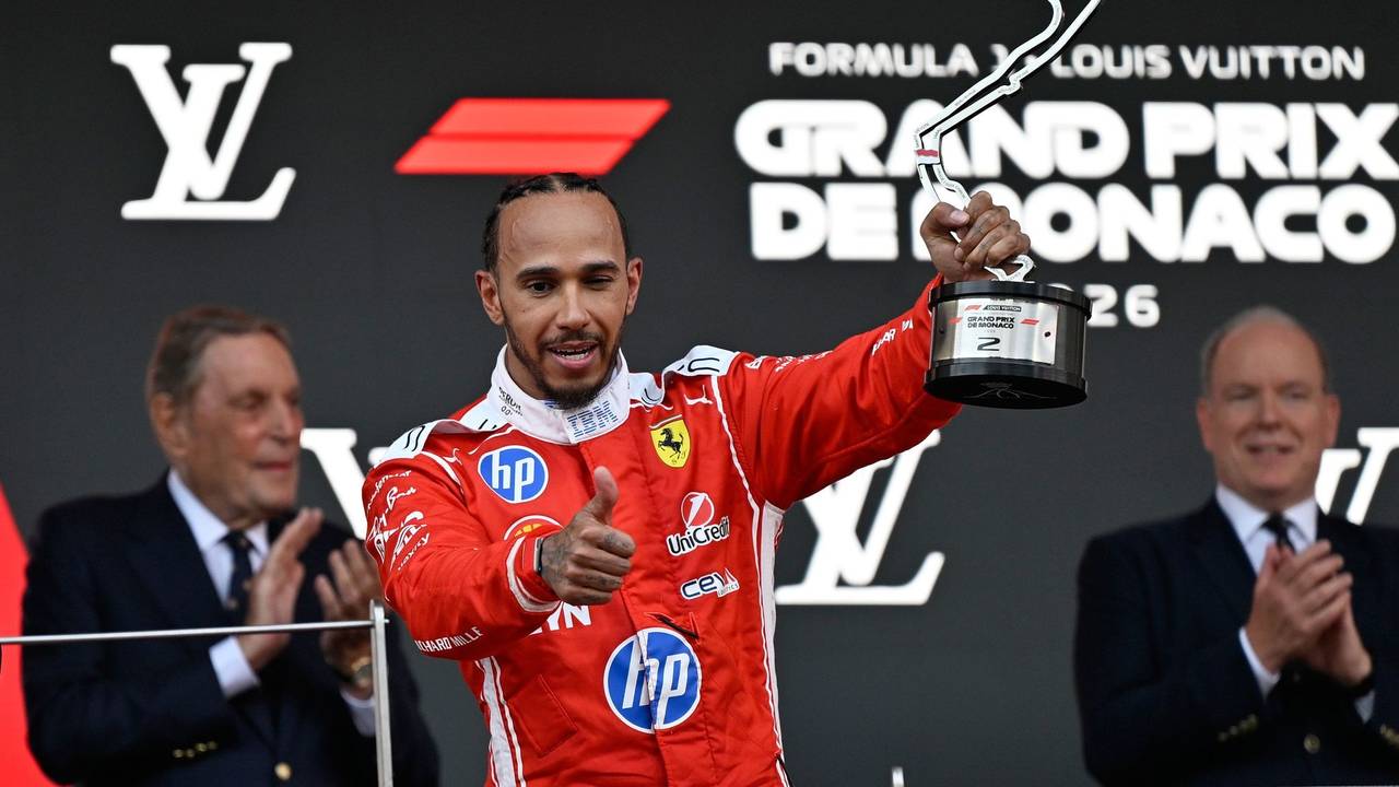 Lewis Hamilton stellte in Monaco den Podiumsrekord von Ayrton Senna ein.