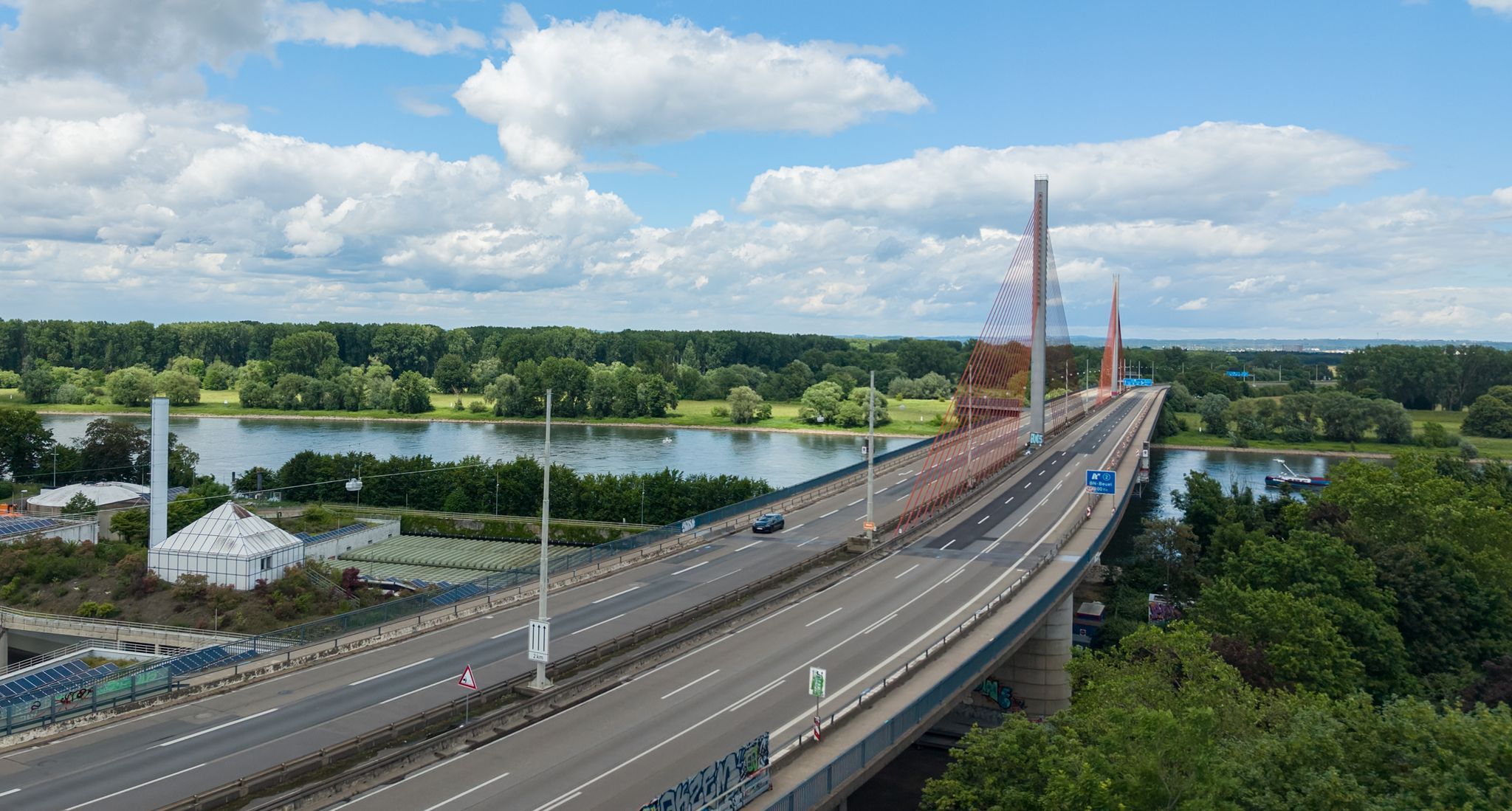 Sperrung rund um Bonner Nordbrücke angepasst