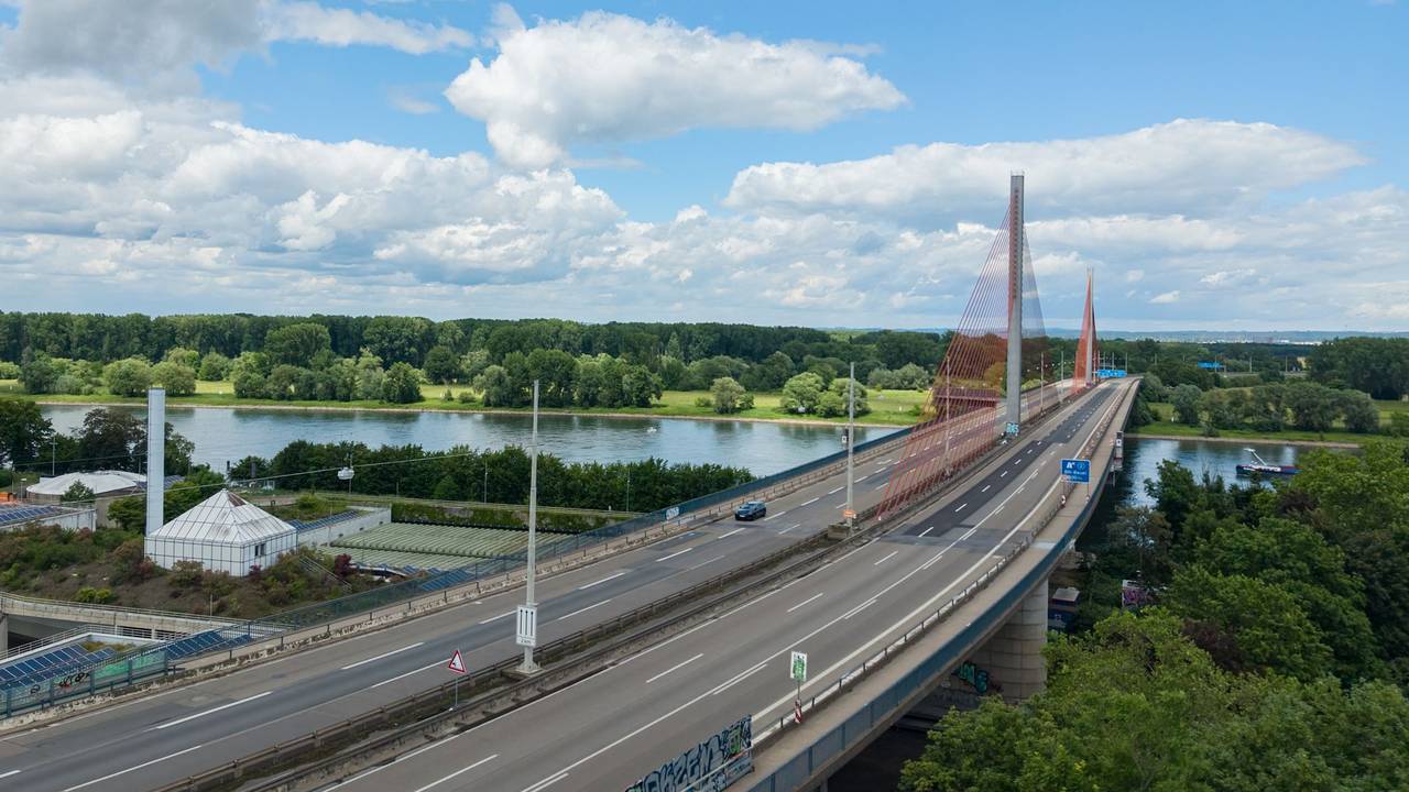 Sperrung rund um Bonner Nordbrücke angepasst