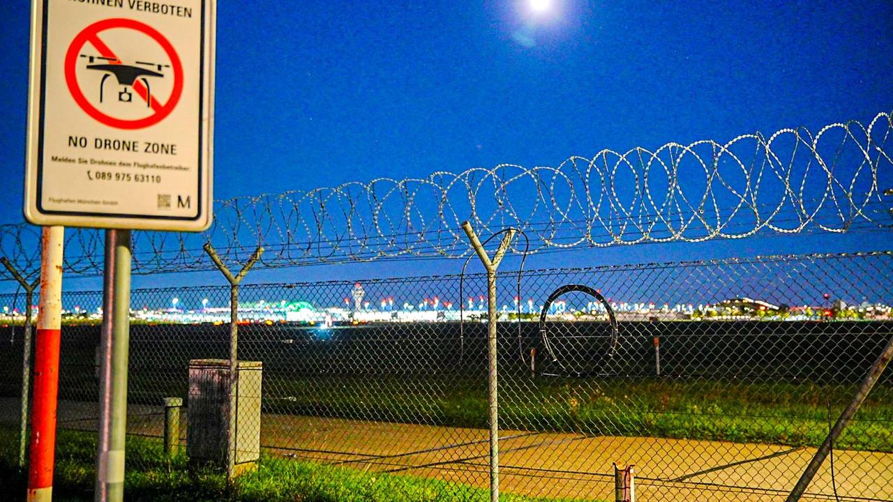 Drohnensichtung am Flughafen München