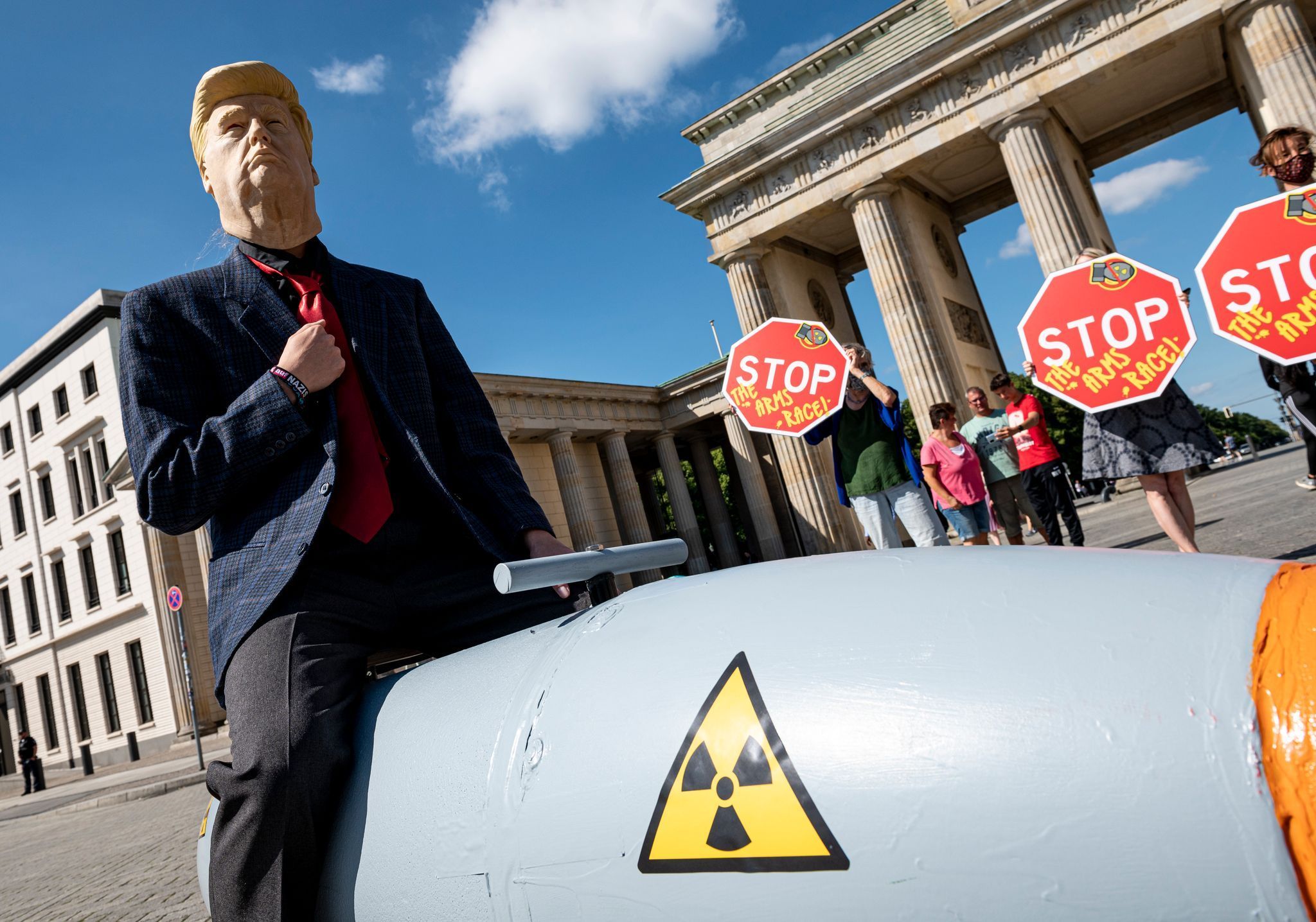Demonstration gegen Atomwaffen