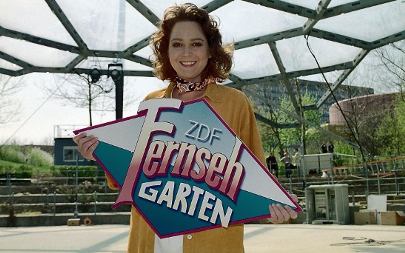 Ramona Leiß moderierte den ZDF-“Fernsehgarten“ von 1993 bis 1999. (Bild: ZDF / Renate Schäfer)