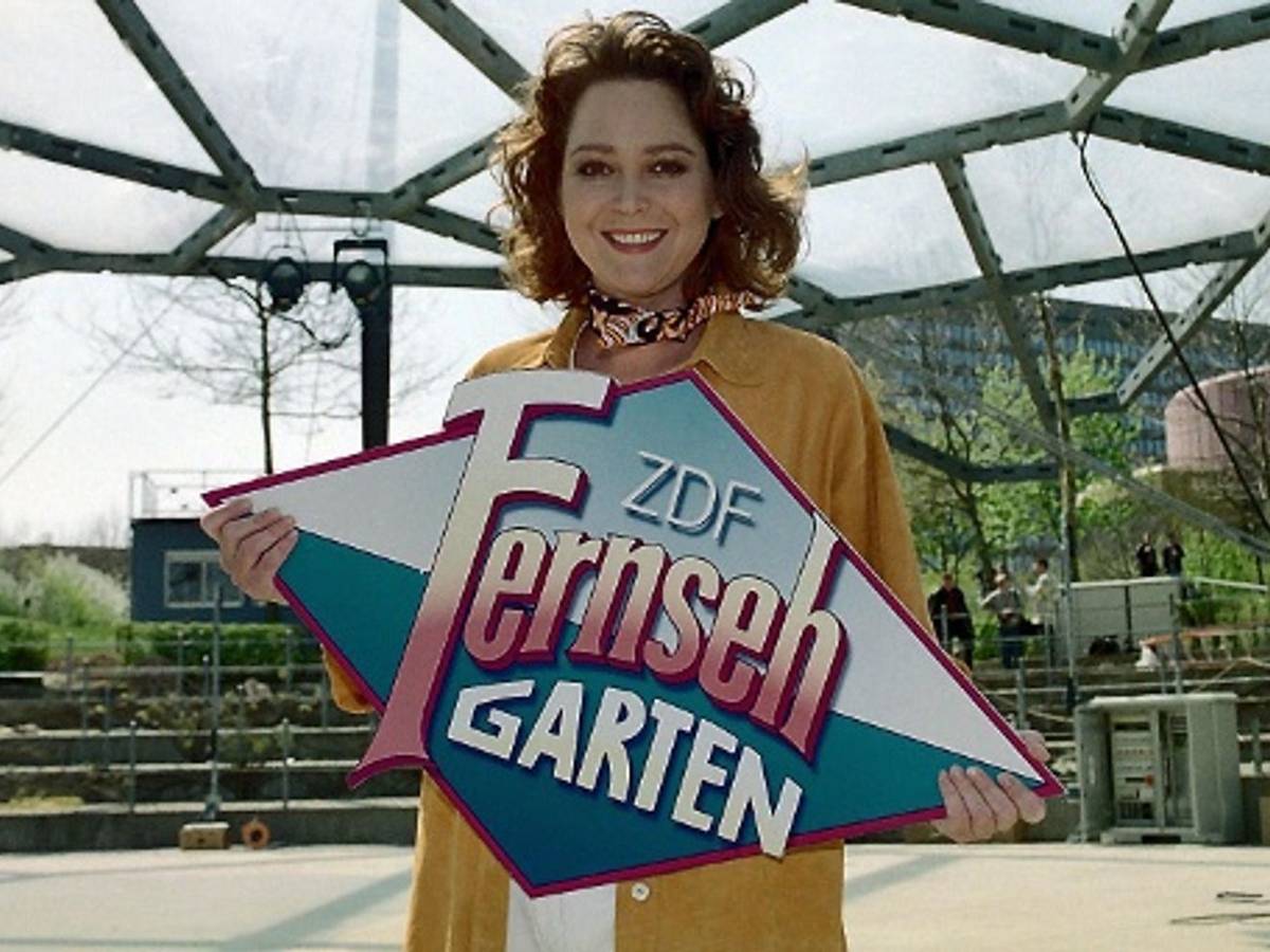 Ramona Leiß moderierte den ZDF-“Fernsehgarten“ von 1993 bis 1999. (Bild: ZDF / Renate Schäfer)