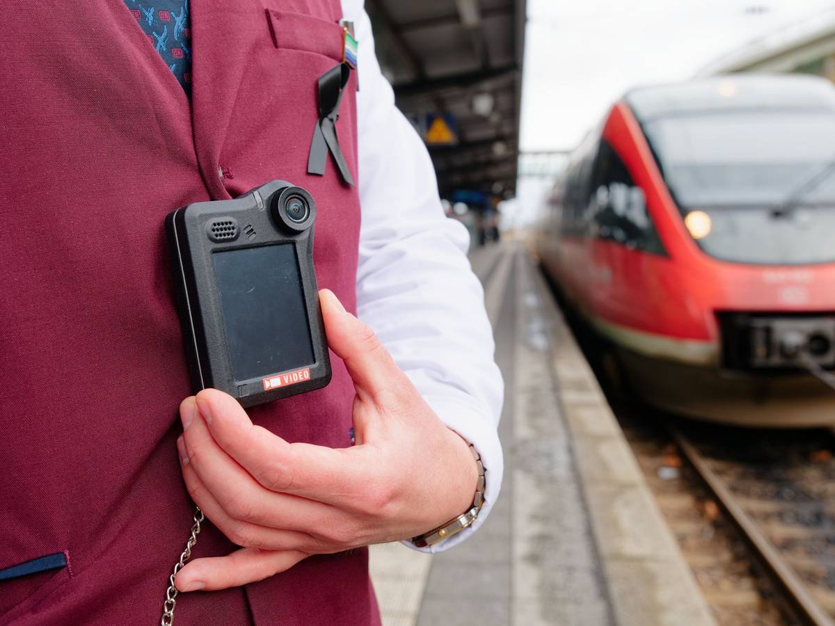 Bodycam-Training bei der Deutschen Bahn