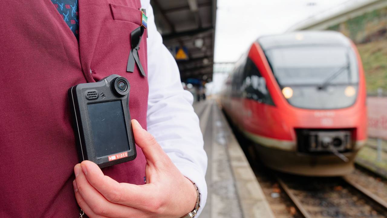Bodycam-Training bei der Deutschen Bahn