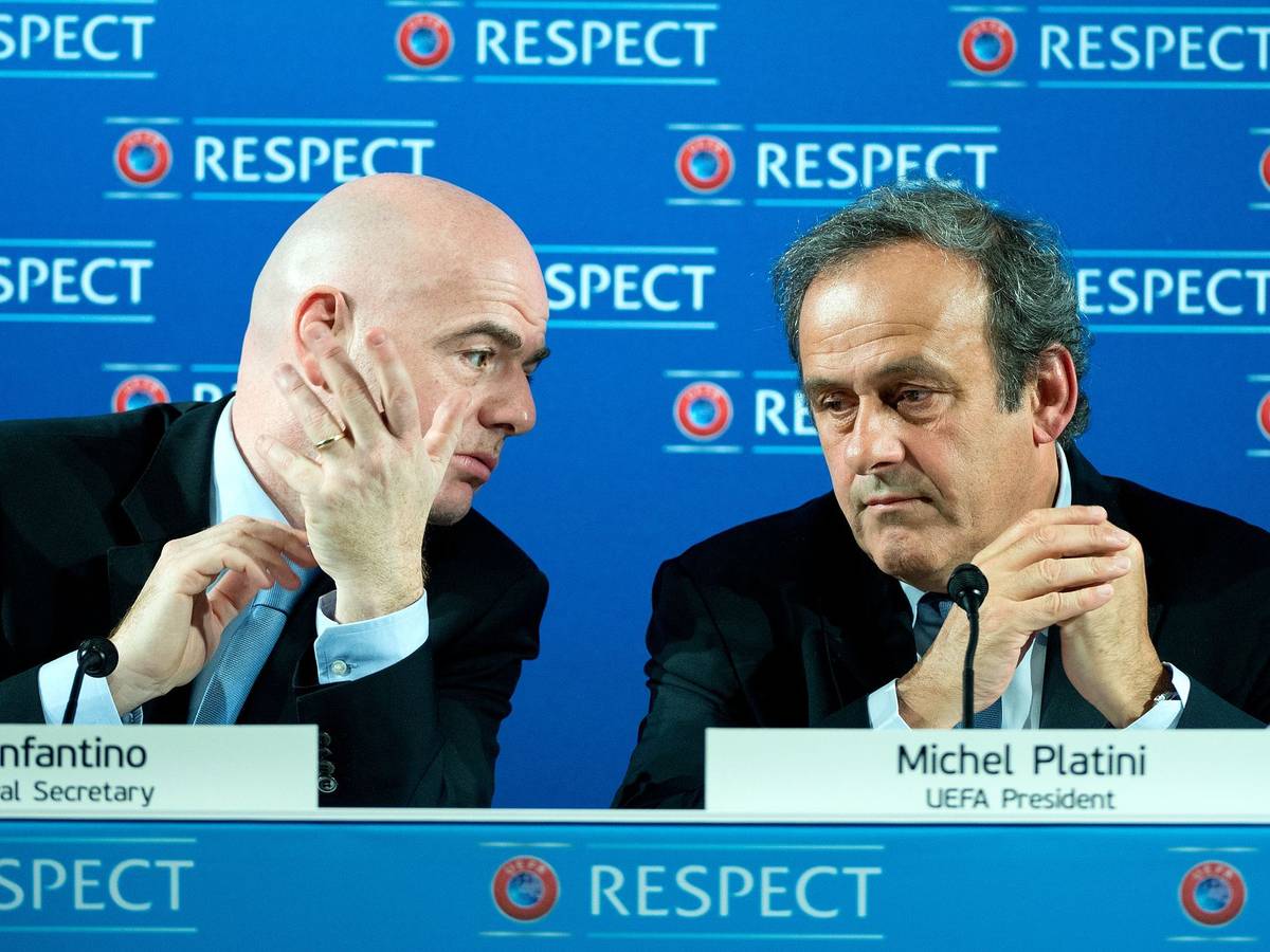 Gianni Infantino und Michel Platini