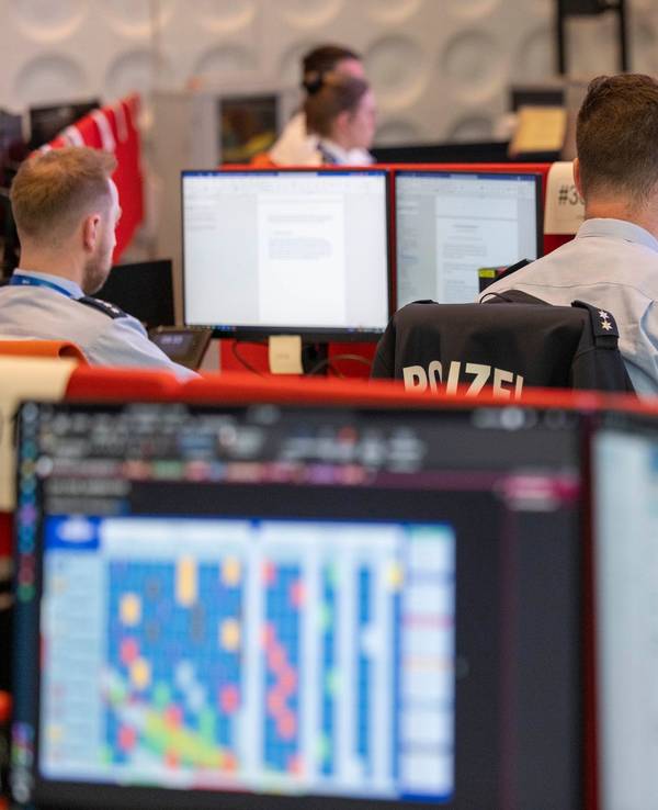 Informationszentrum der Polizei