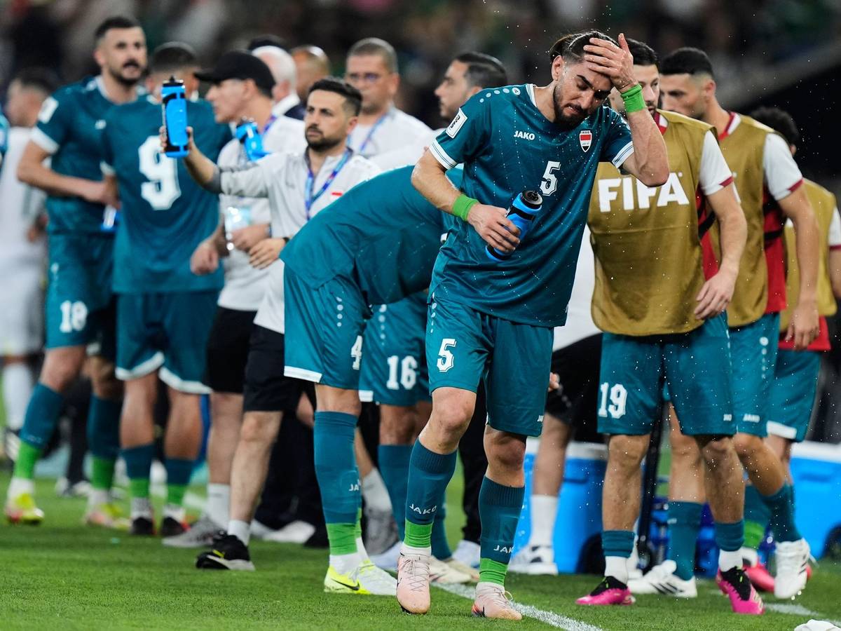 Trinkpause bei Iraks Fußball-Nationalteam