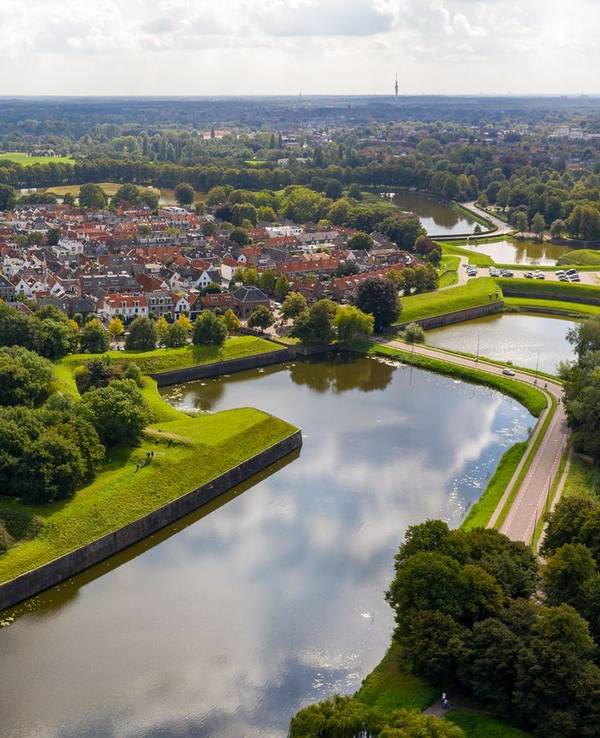 Luftaufnahme von Naarden