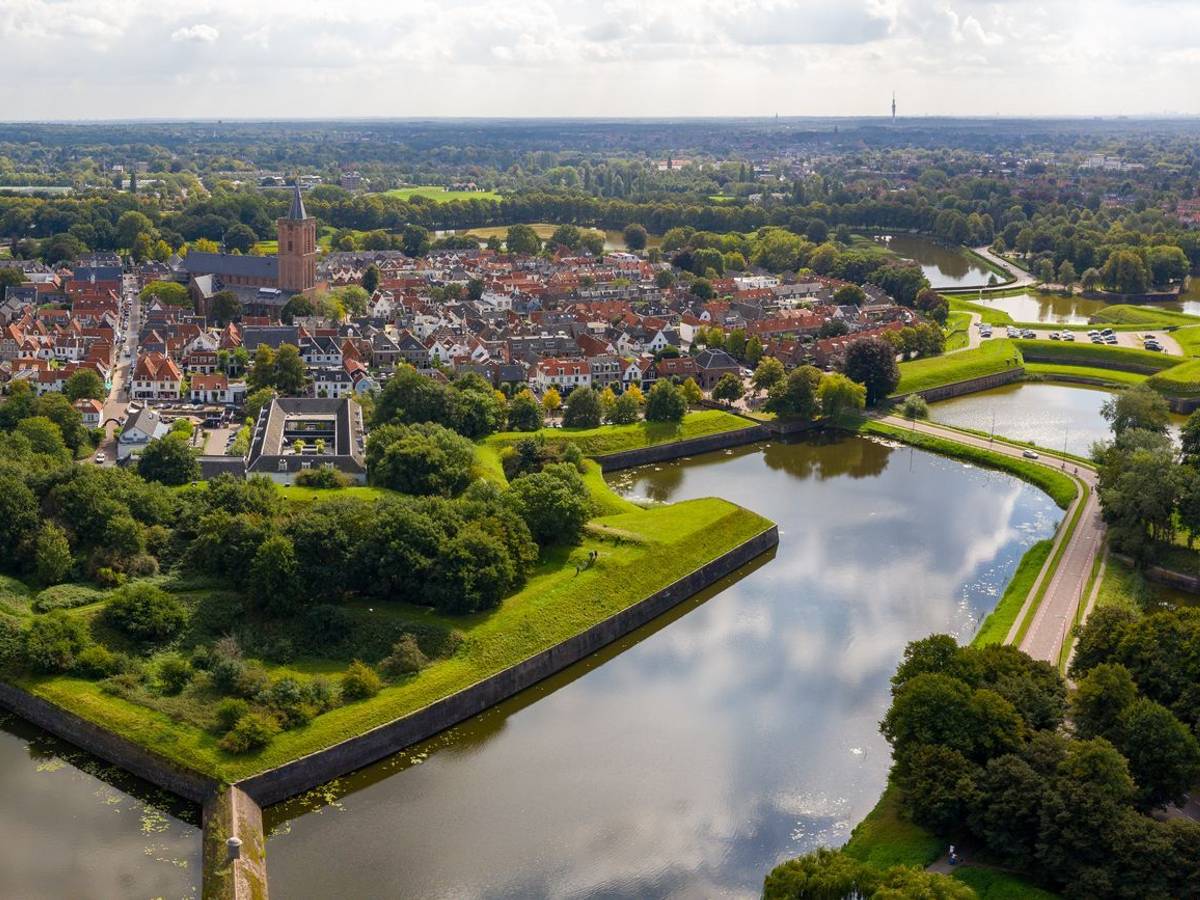 Luftaufnahme von Naarden