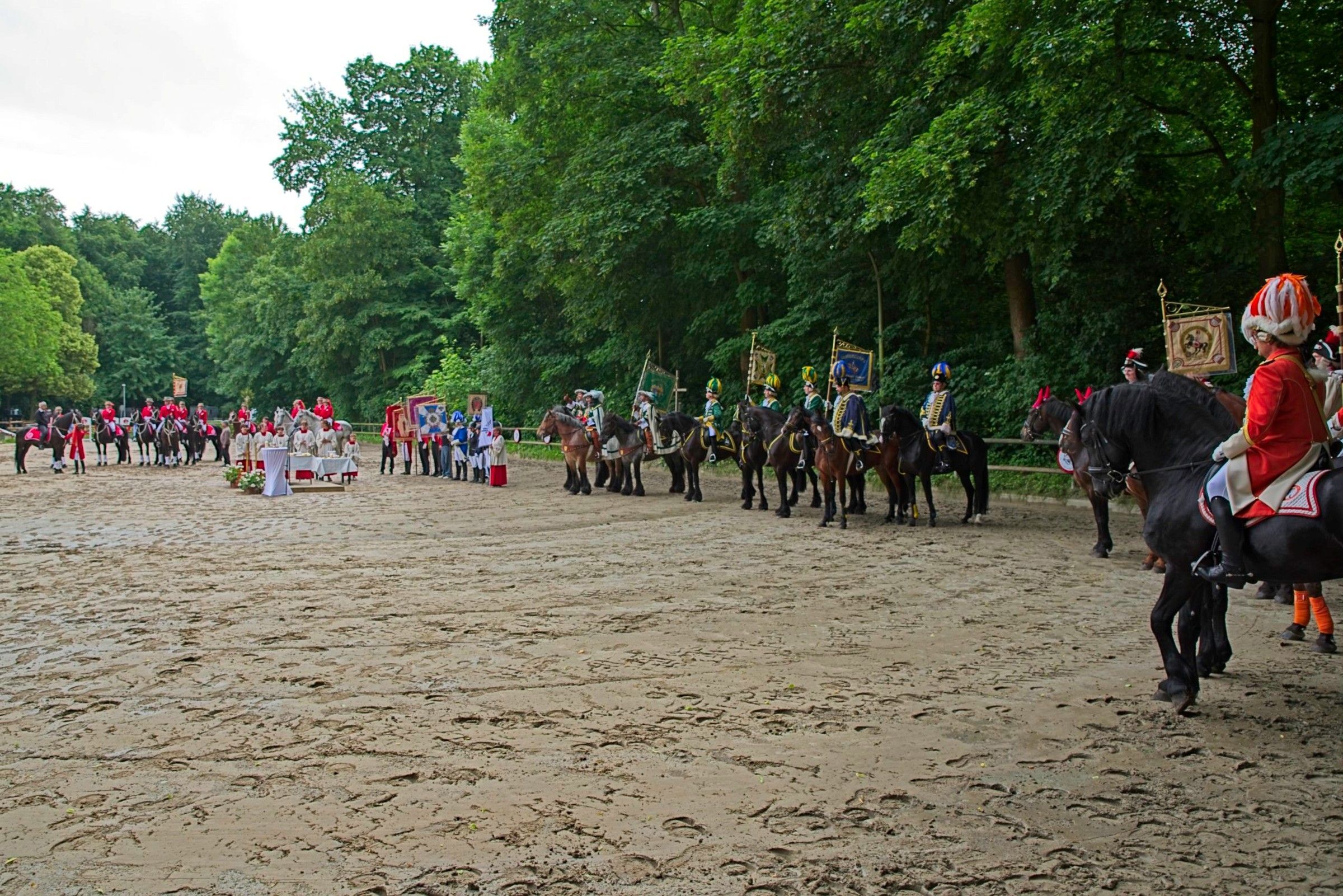 Festmesse zu Pferd der Große Kölner KG.