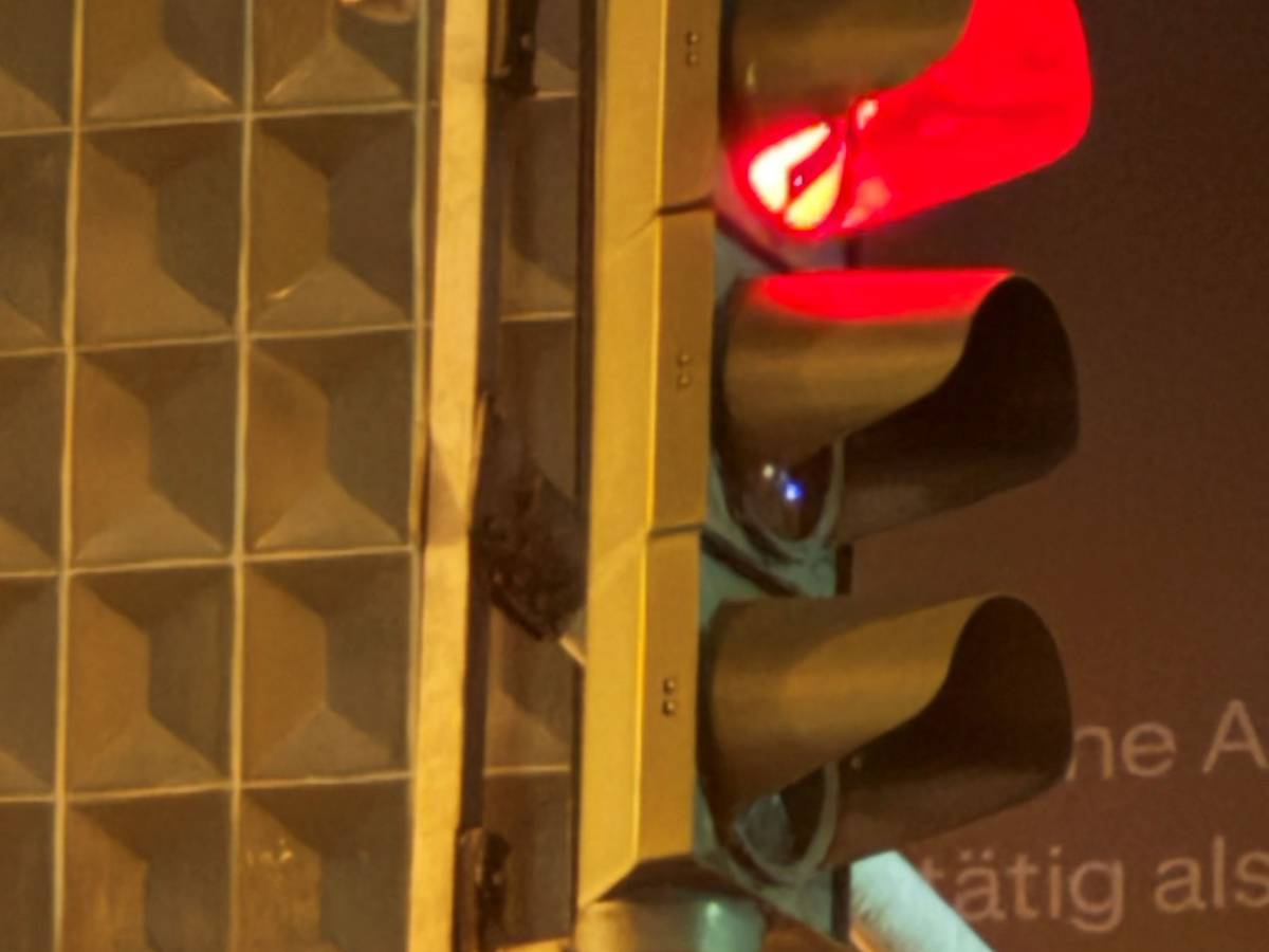 Diese Eule wurde auf einer Ampel in Köln entdeckt und fotografiert.