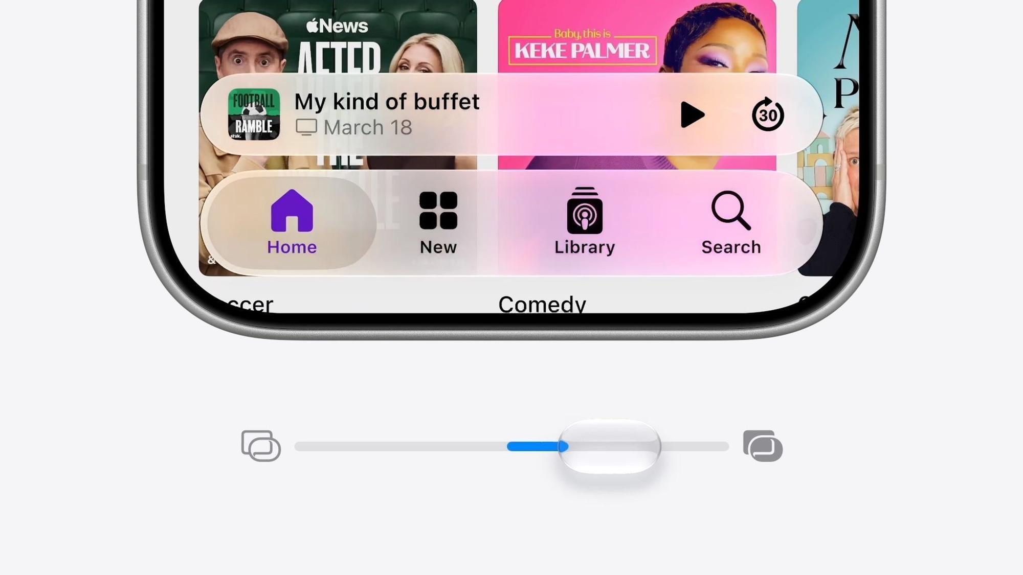 iOS 27: Stärke vom Liquid-Glass-Effekt lässt sich einstellen