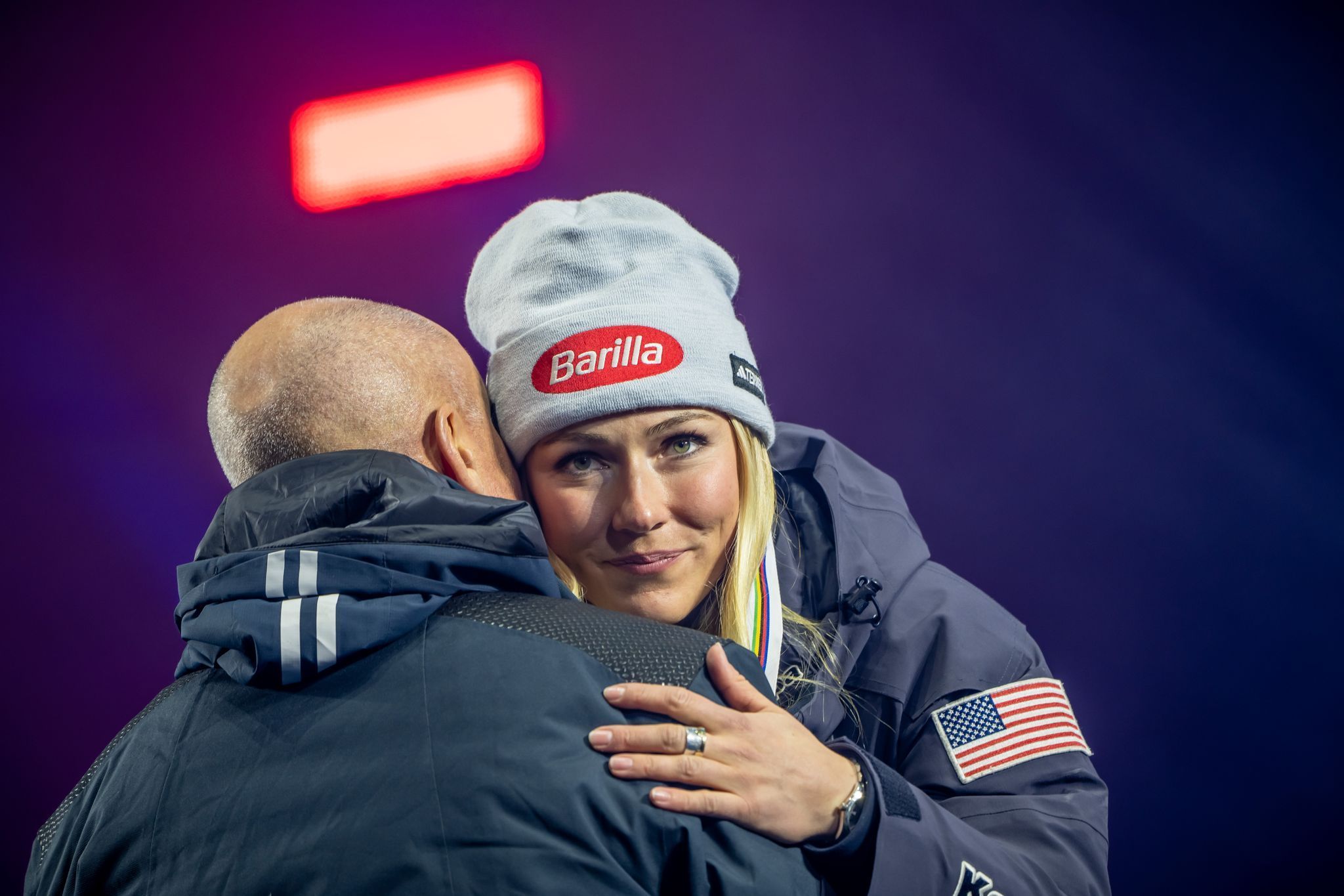 Mikaela Shiffrin und Johan Eliasch