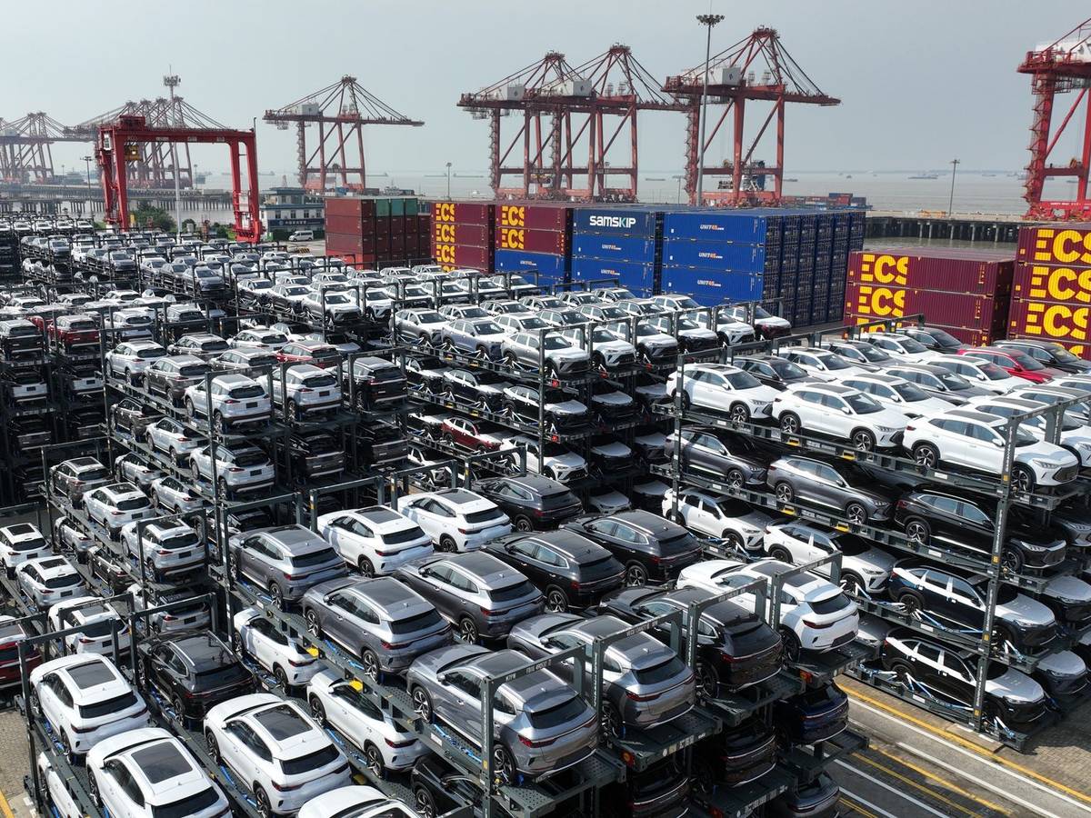 Chinesische E-Autos vor dem Export
