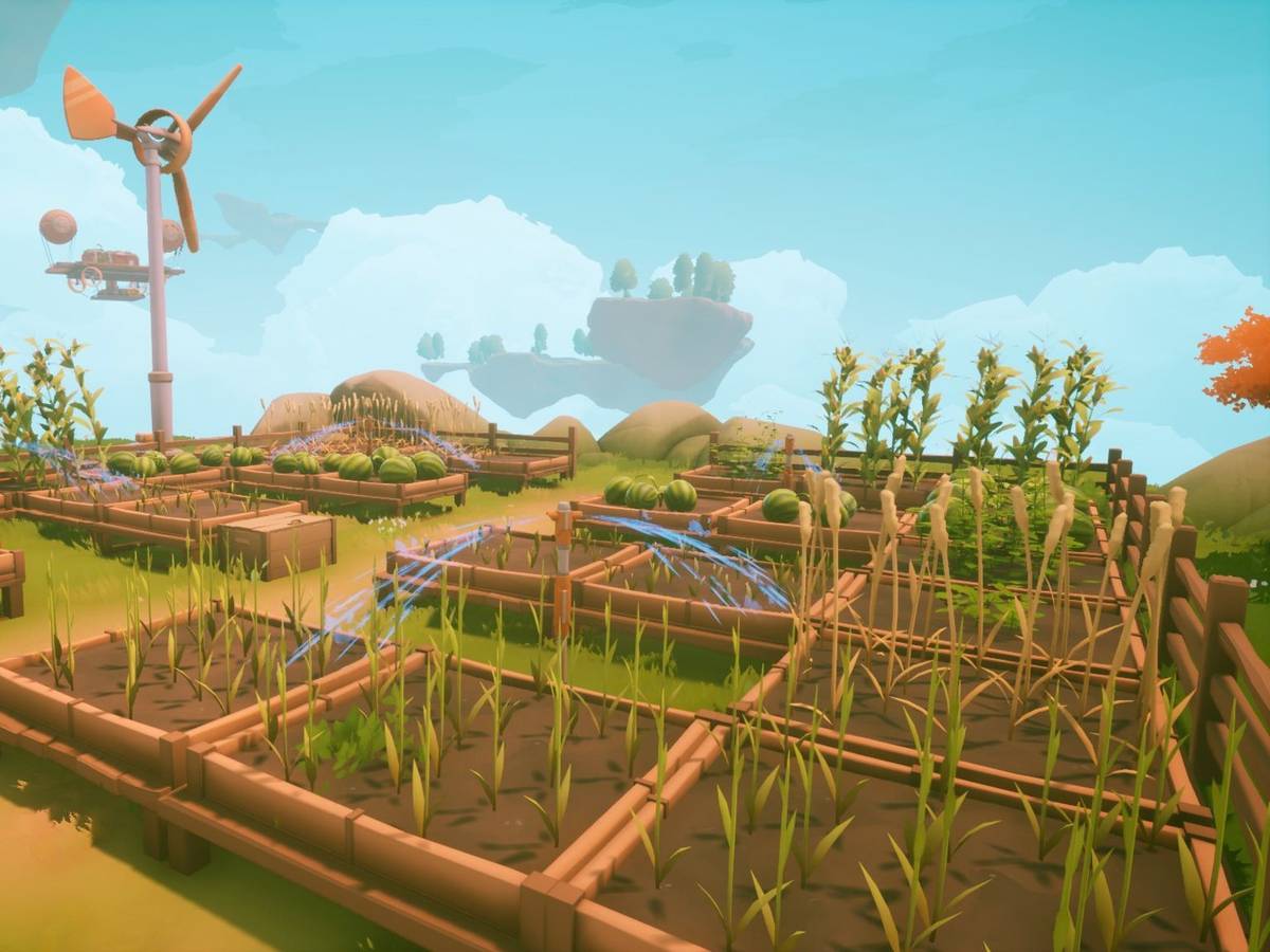 Screenshot aus dem Spiel «Solarpunk»