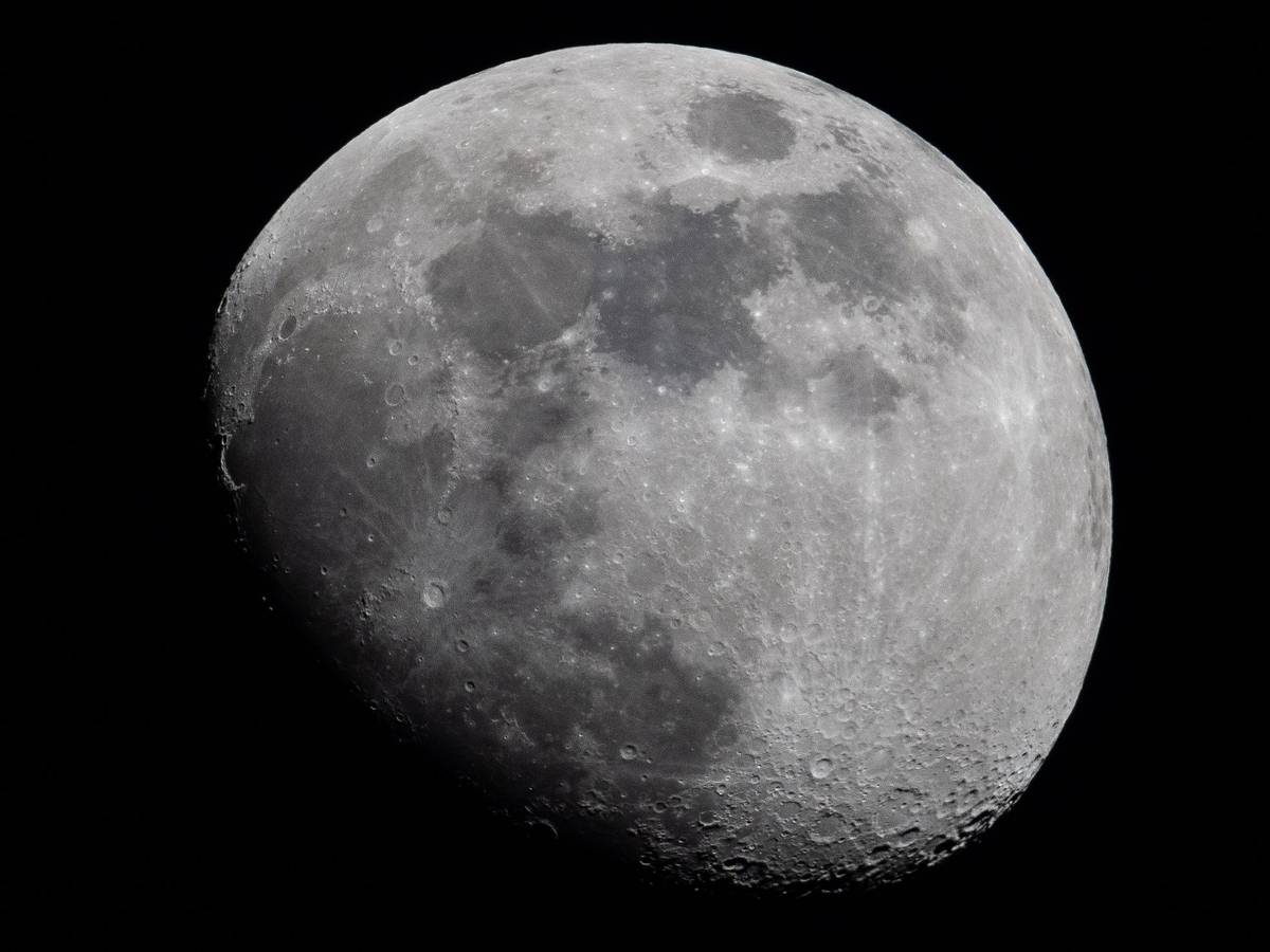 Mond am Himmel