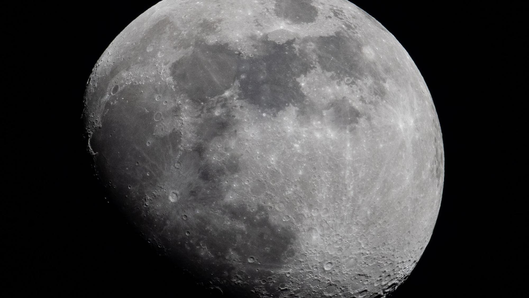 Mond am Himmel