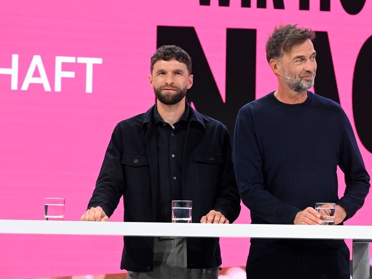 Thomas Müller und Jürgen Klopp