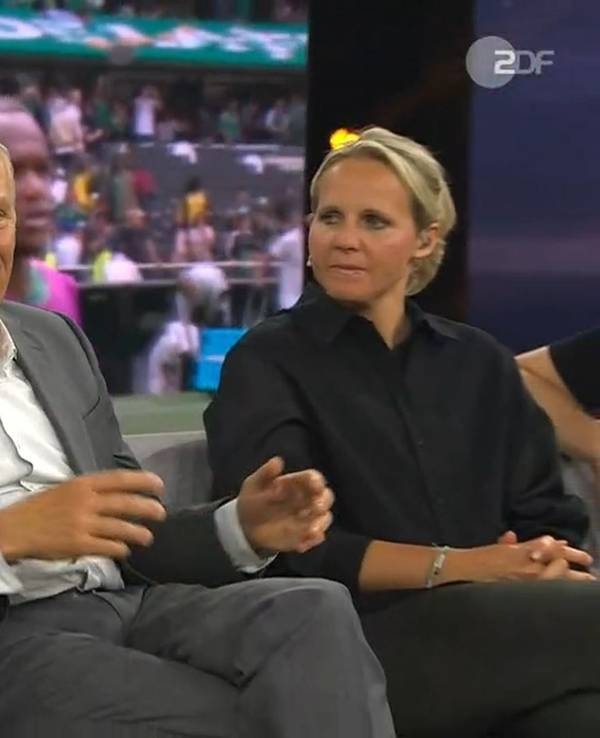 Als TV-Experte im ZDF im Einsatz: Christian Streich.