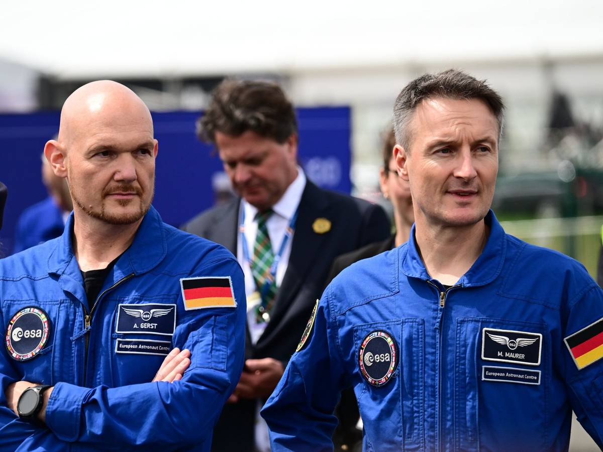 Astronauten Gerst und Maurer