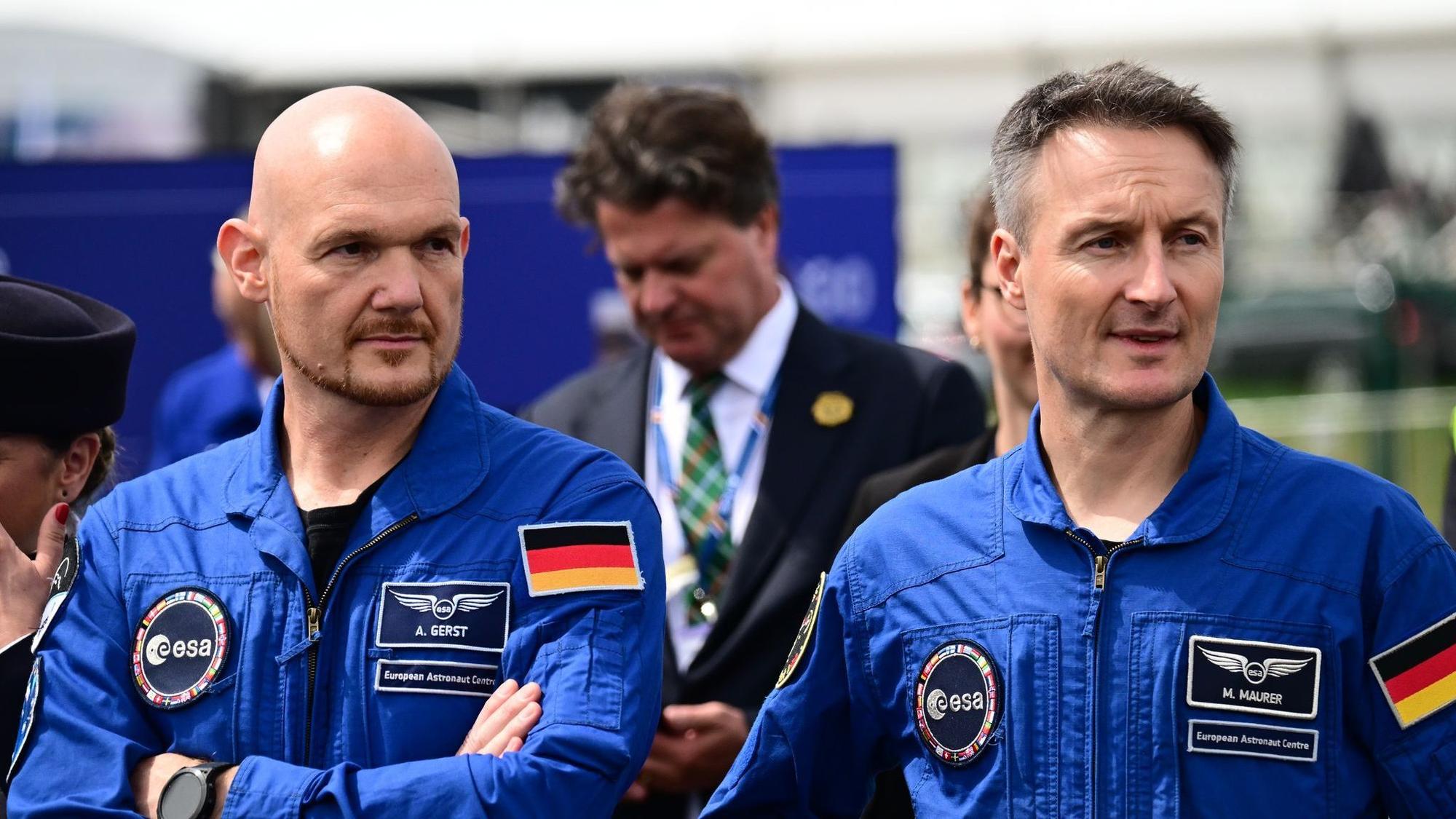 Astronauten Gerst und Maurer