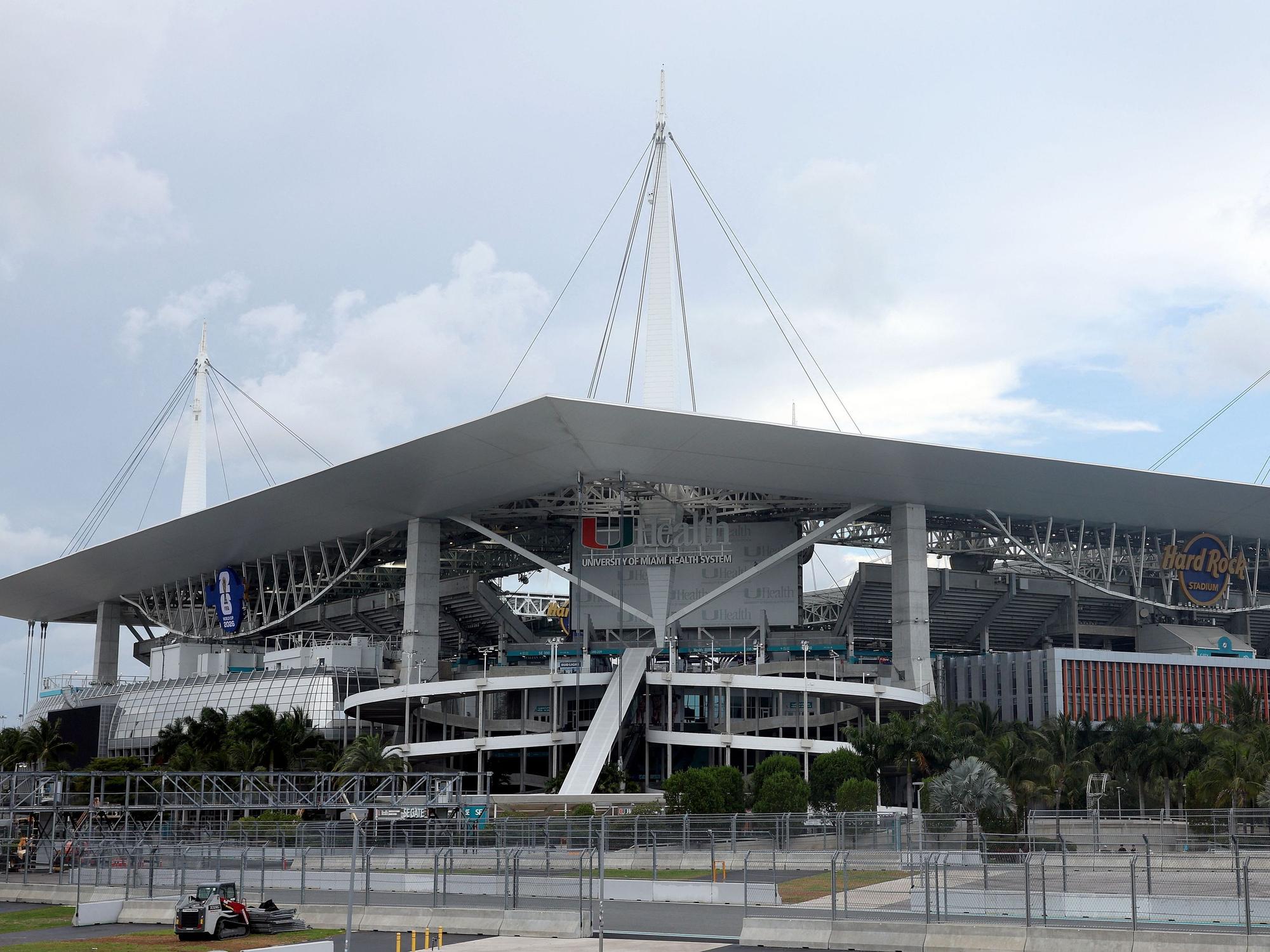 Das Hard Rock Stadium in Miami, Florida.