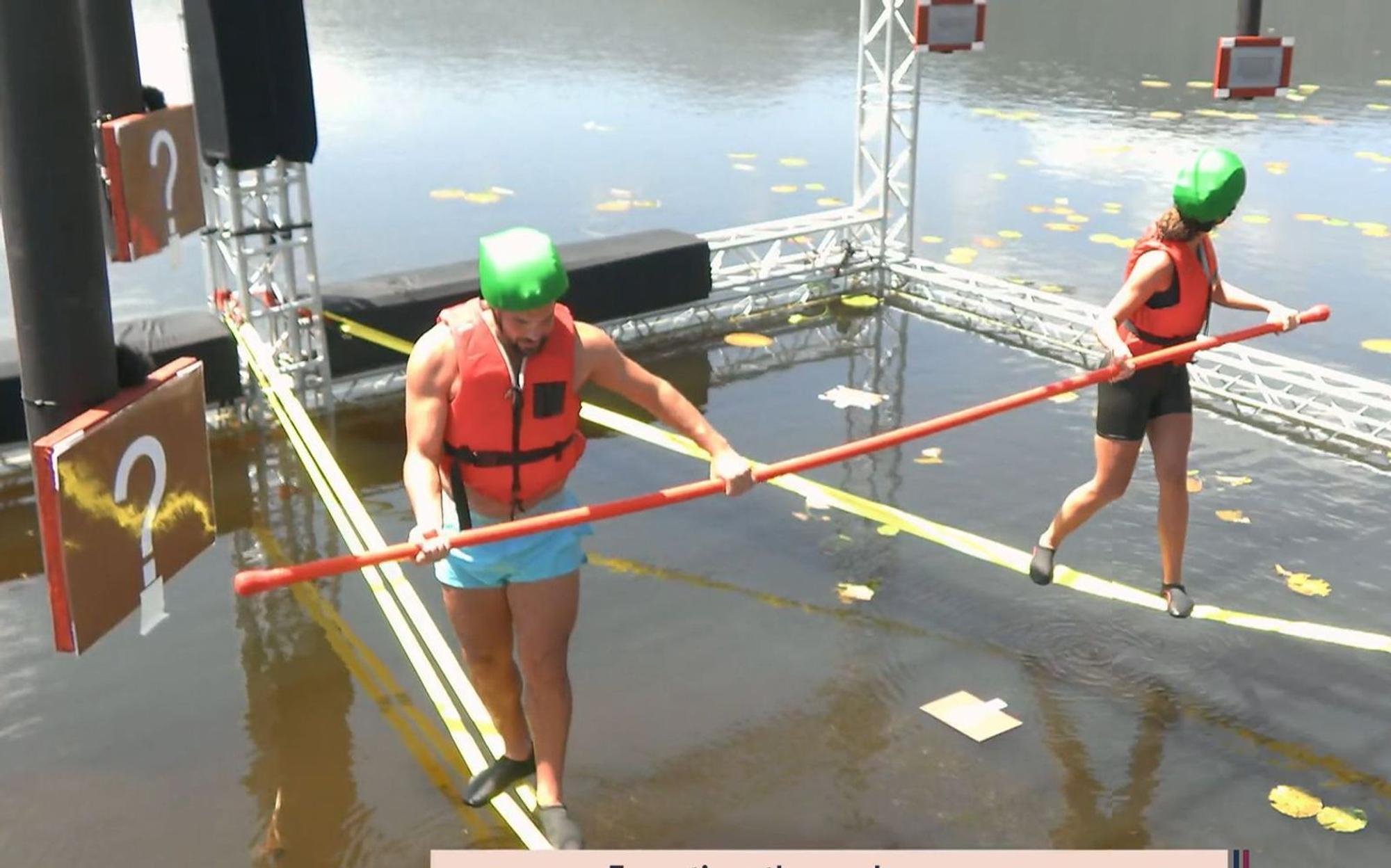 Beim Safety-Spiel schneiden die Cilingirs (Bild) am besten ab, (Bild: RTL)