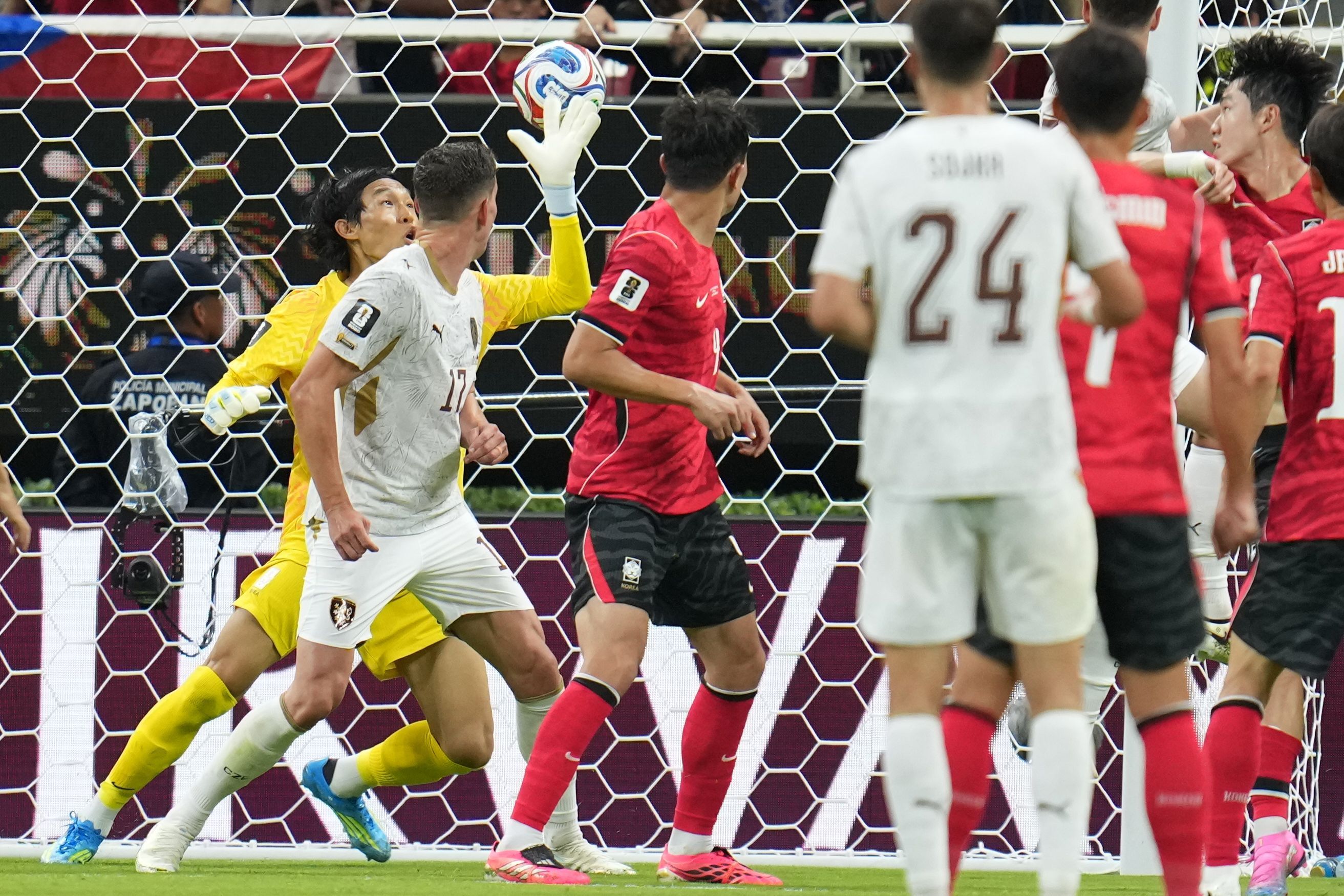 Tor für Tschechien gegen Südkorea bei der WM 2026.