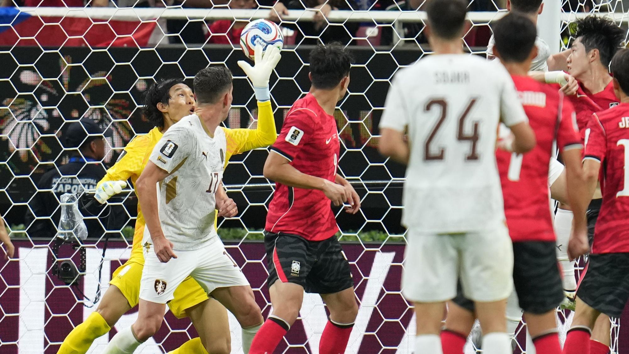 Tor für Tschechien gegen Südkorea bei der WM 2026.