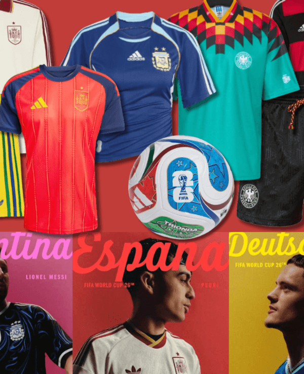 Trikots, Hosen & mehr aus der Adidas Fußball Kollektion.