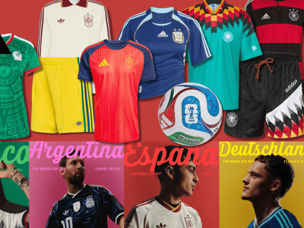 Trikots, Hosen & mehr aus der Adidas Fußball Kollektion.