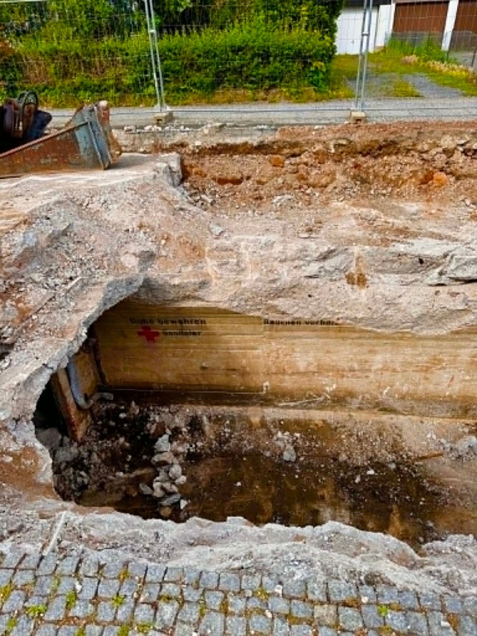 Die Bunkeranlage in Bonn-Tannenbusch befindet sich vollständig unter der Erde.