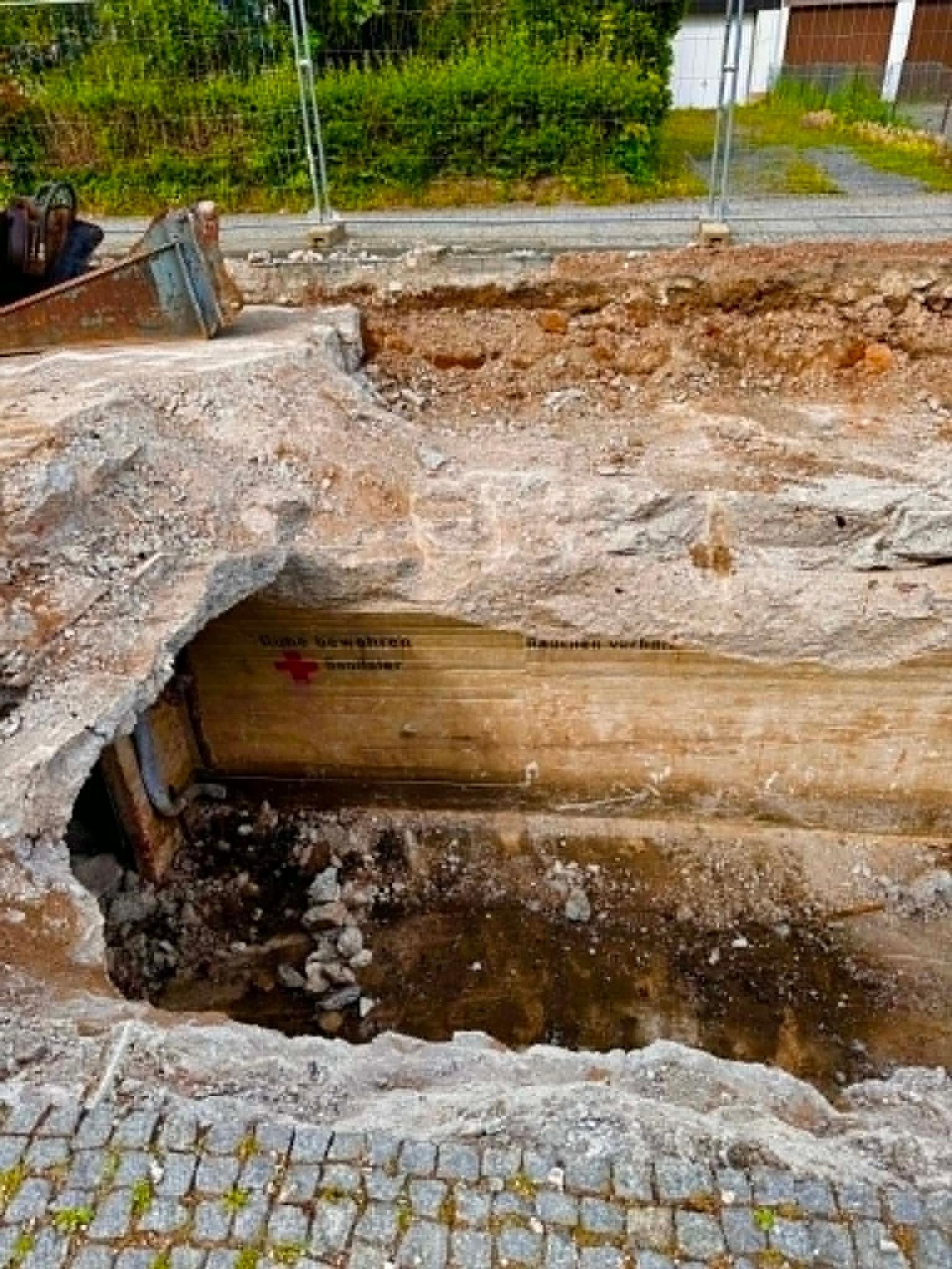 Die Bunkeranlage in Bonn-Tannenbusch befindet sich vollständig unter der Erde.