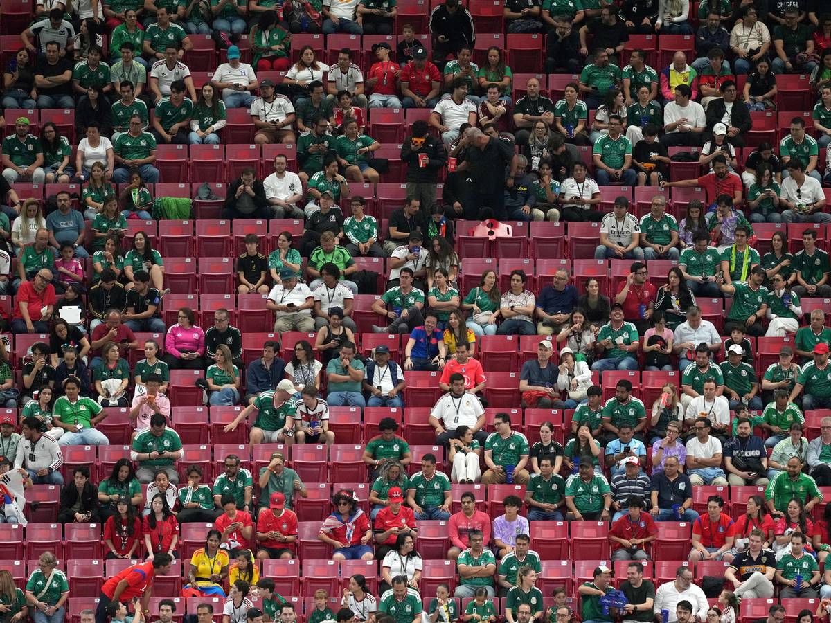 Blick ins WM-Stadion in Guadalajara.