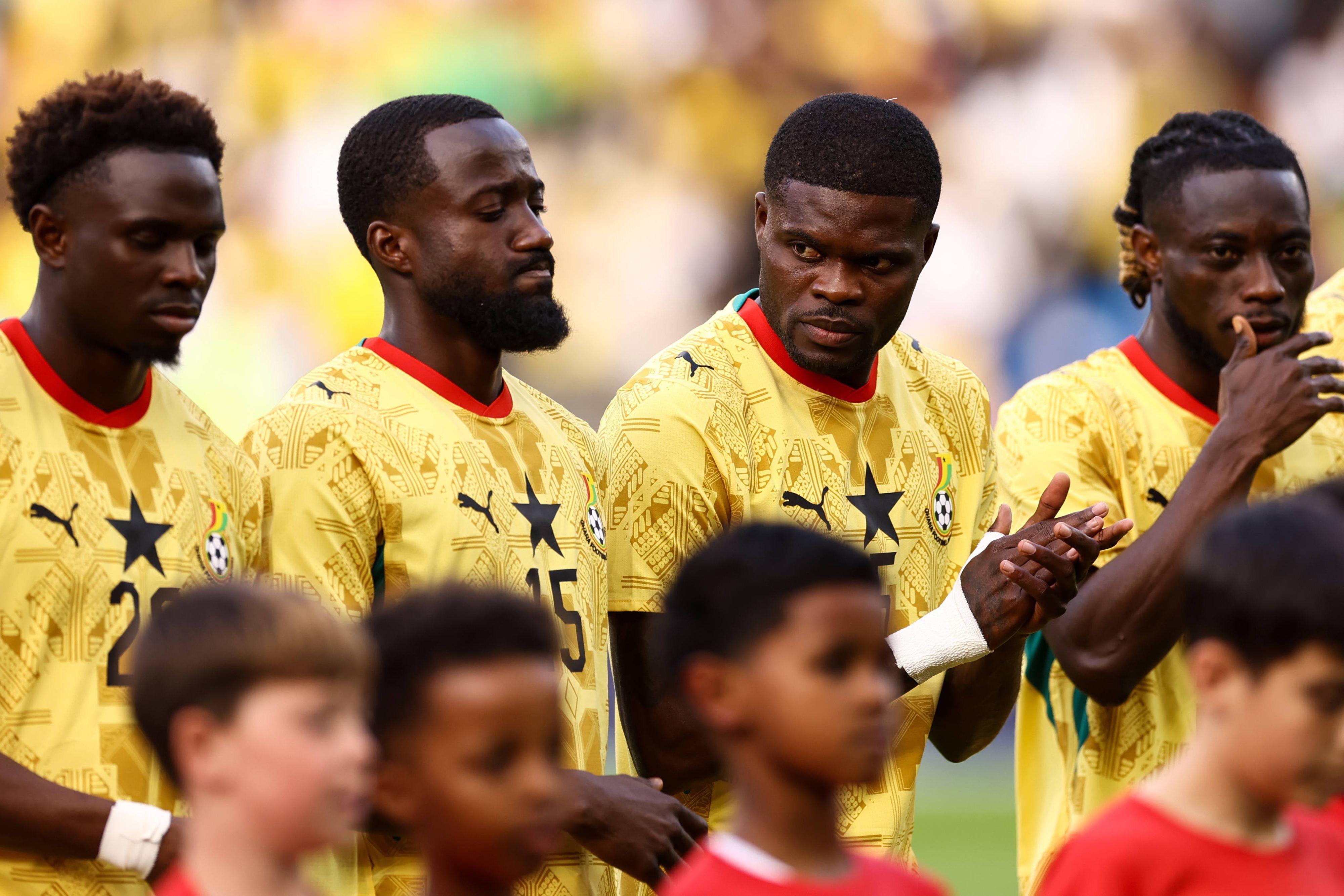 Thomas Partey vor dem Spiel von Ghana gegen Wales.