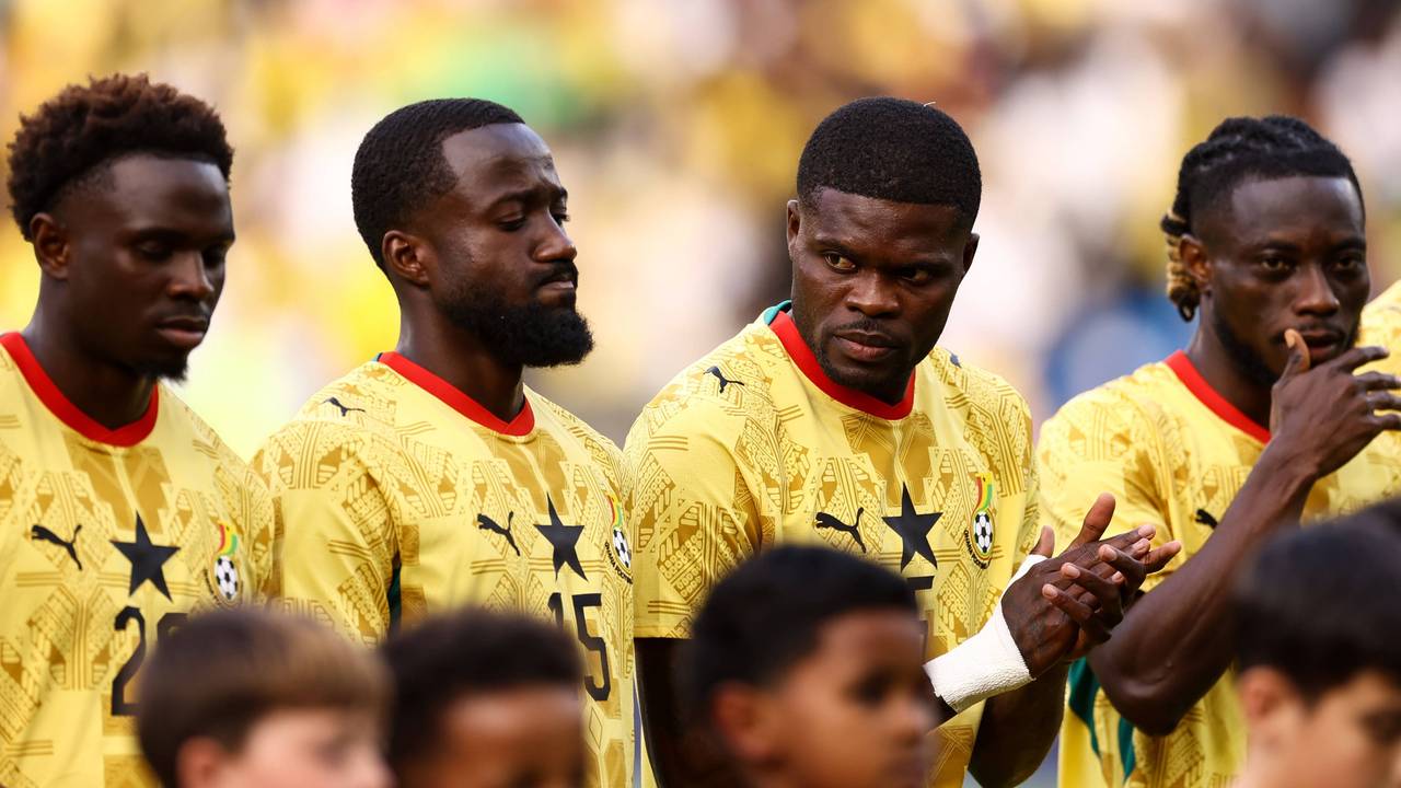 Thomas Partey vor dem Spiel von Ghana gegen Wales.