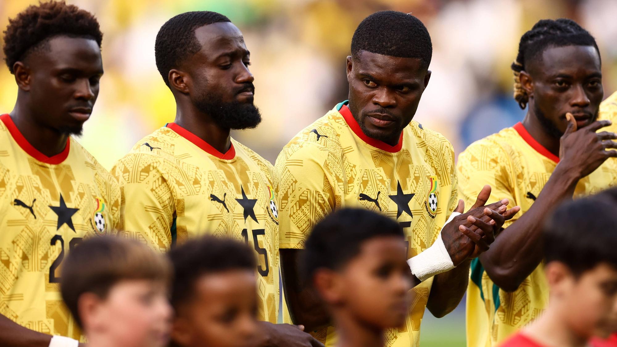 Thomas Partey vor dem Spiel von Ghana gegen Wales.