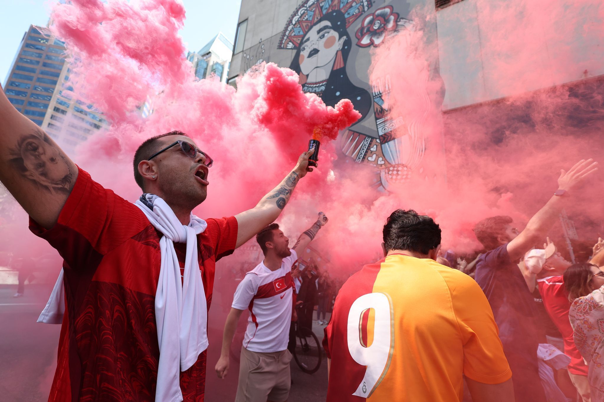 WM 2026 - türkische Fans in Vancouver