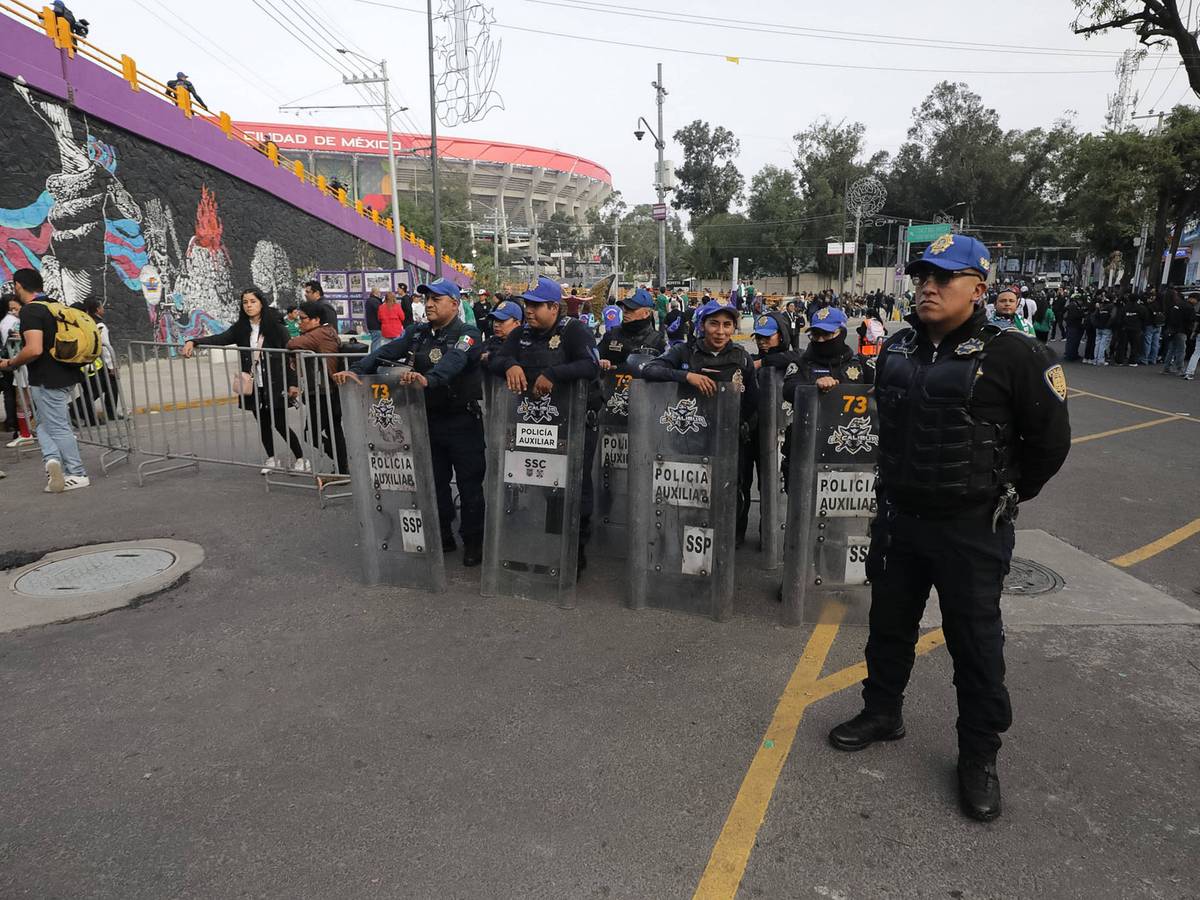 Polizei in Mexiko bei der WM 2026 im Einsatz.