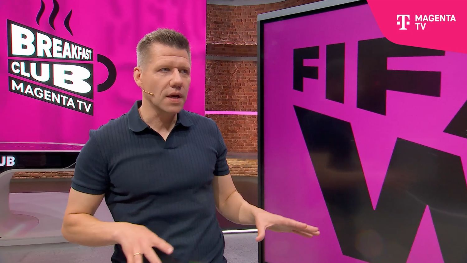 Patrick Ittrich im „Breakfast Club“ von MagentaTV.