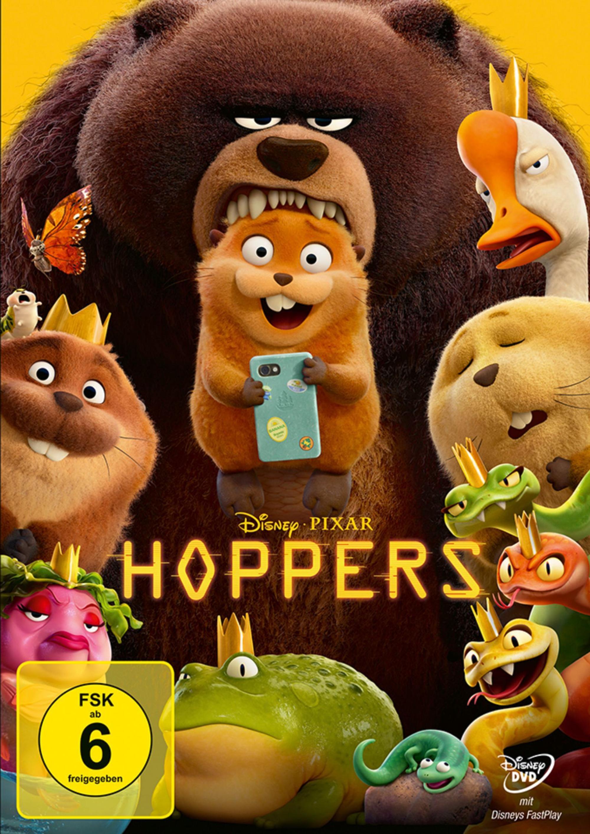 „Hoppers“ ist der jüngste Animationsspaß der Pixar-Studios. (Bild: 2025 Disney/Pixar/Leonine)