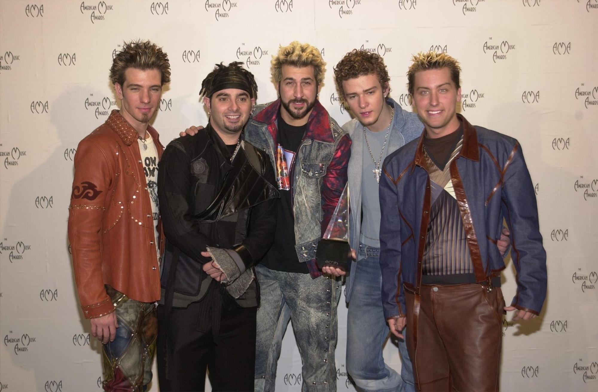 'NSYNC beherrschten 2001 den Boyband-Olymp (von links): JC Chasez, Chris Kirkpatrick, Joey Fatone, Justin Timberlake, Lance Bass. (Bild: Jason Kirk)