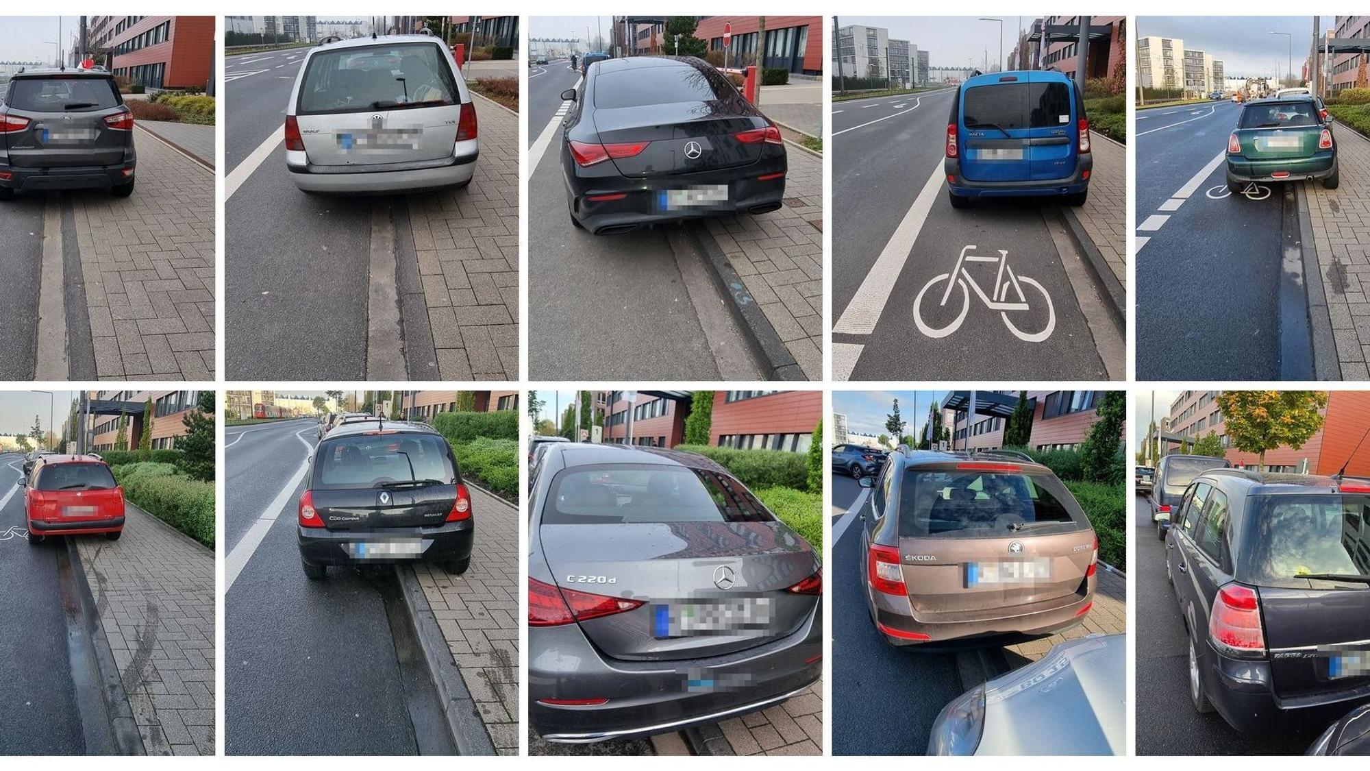 Fast täglich erwischt Achim Falschparker auf der Butzweilerhofallee in Köln.