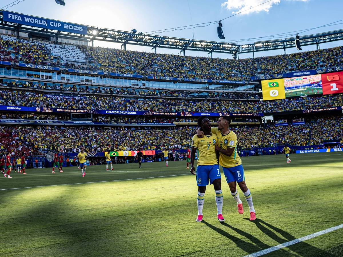 Torjubel bei Brasilien bei der WM 2026.
